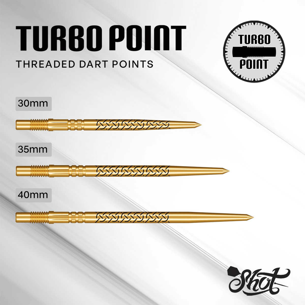 Kapene Gold Ti  - Turbo Dart Points