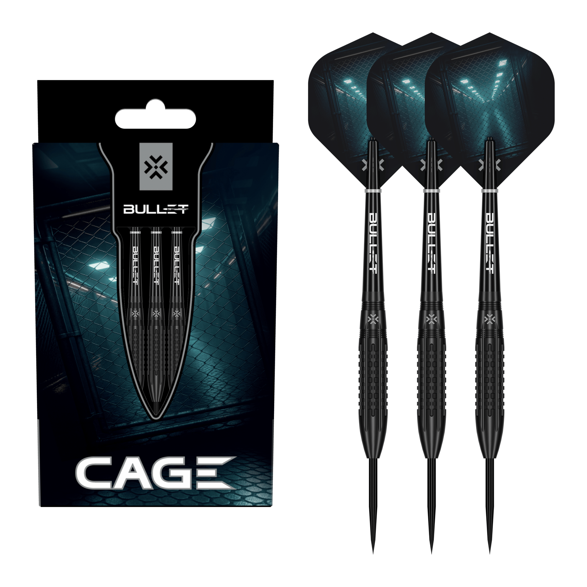 Bullet Cage - 90% Tungsten Steel Tip Darts 24 Grams Darts
