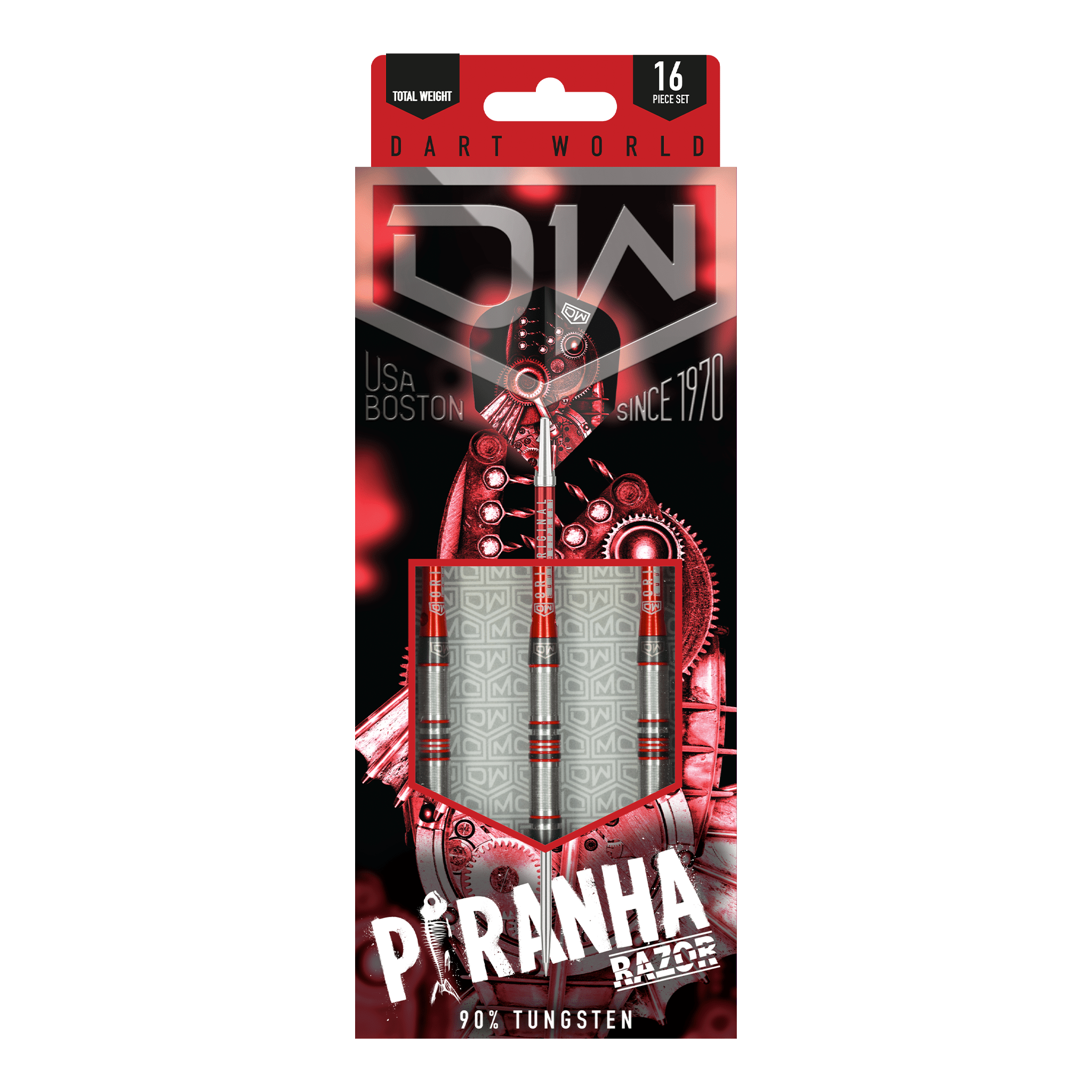 DW Piranha Razor 01 - 90% Tungsten Steel Tip Darts Darts