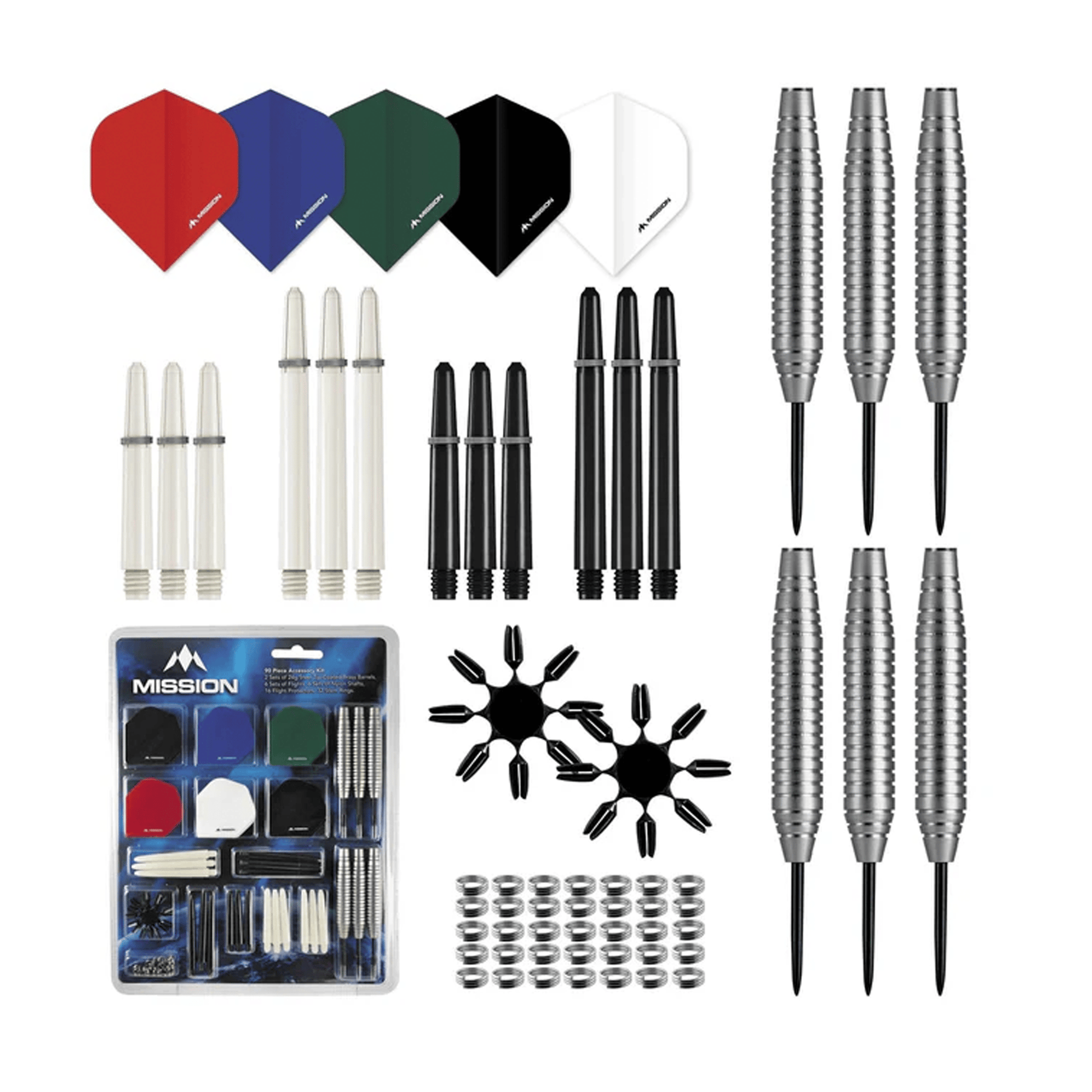 Formula Sports Brass Barrel Steel Tip Darts Set 24 Grams Darts
