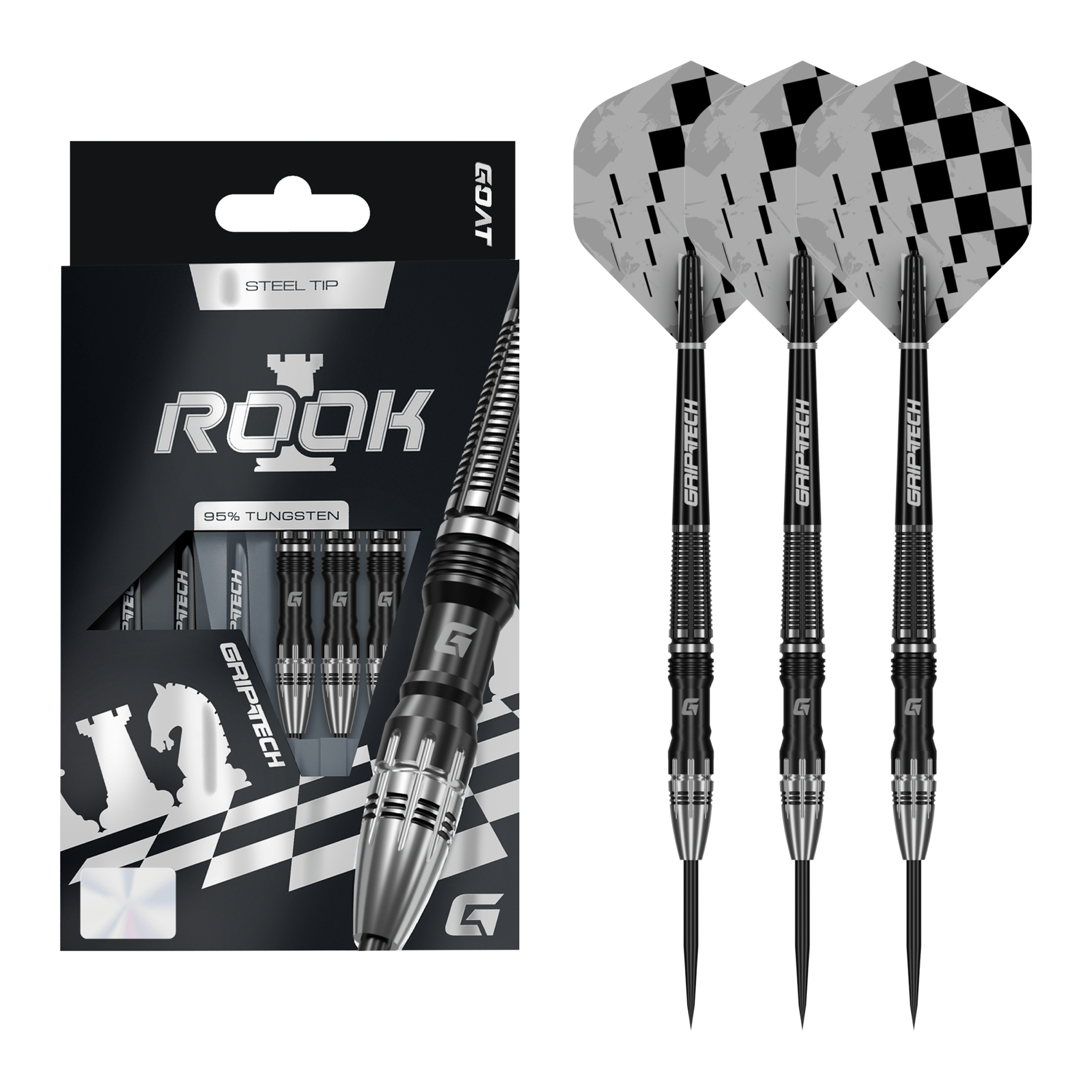 Goat Rook - 95% Tungsten Steel Tip Darts 22 Grams Darts