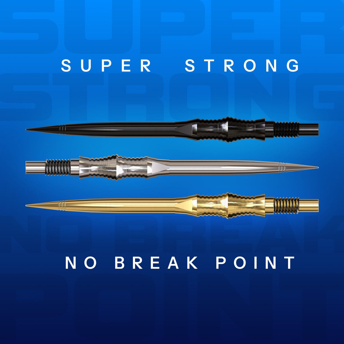 Harrows Apex Spire Elite Series - Quick Point Dart Points 40mm / Black Dart Points