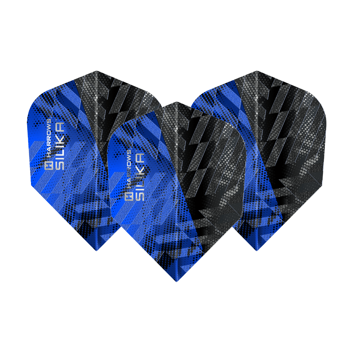 Harrows Core 90 - Silika Dart Flights Blue Dart Flights