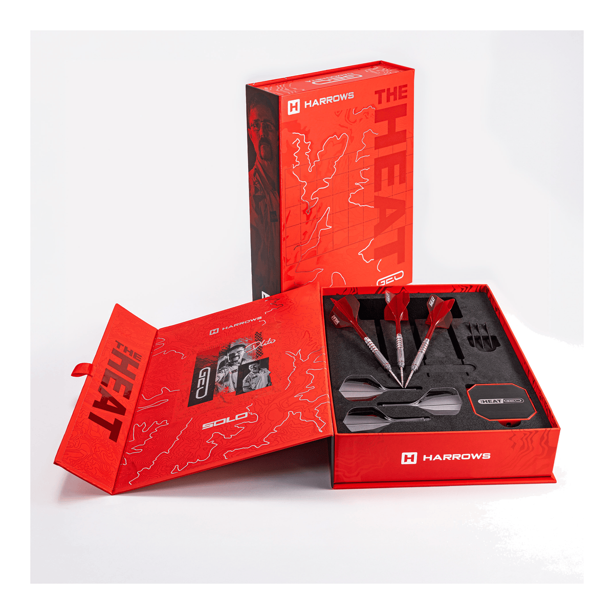 Harrows Damon Heta Geo Quick Point - 90% Tungsten Steel Tip Darts Darts