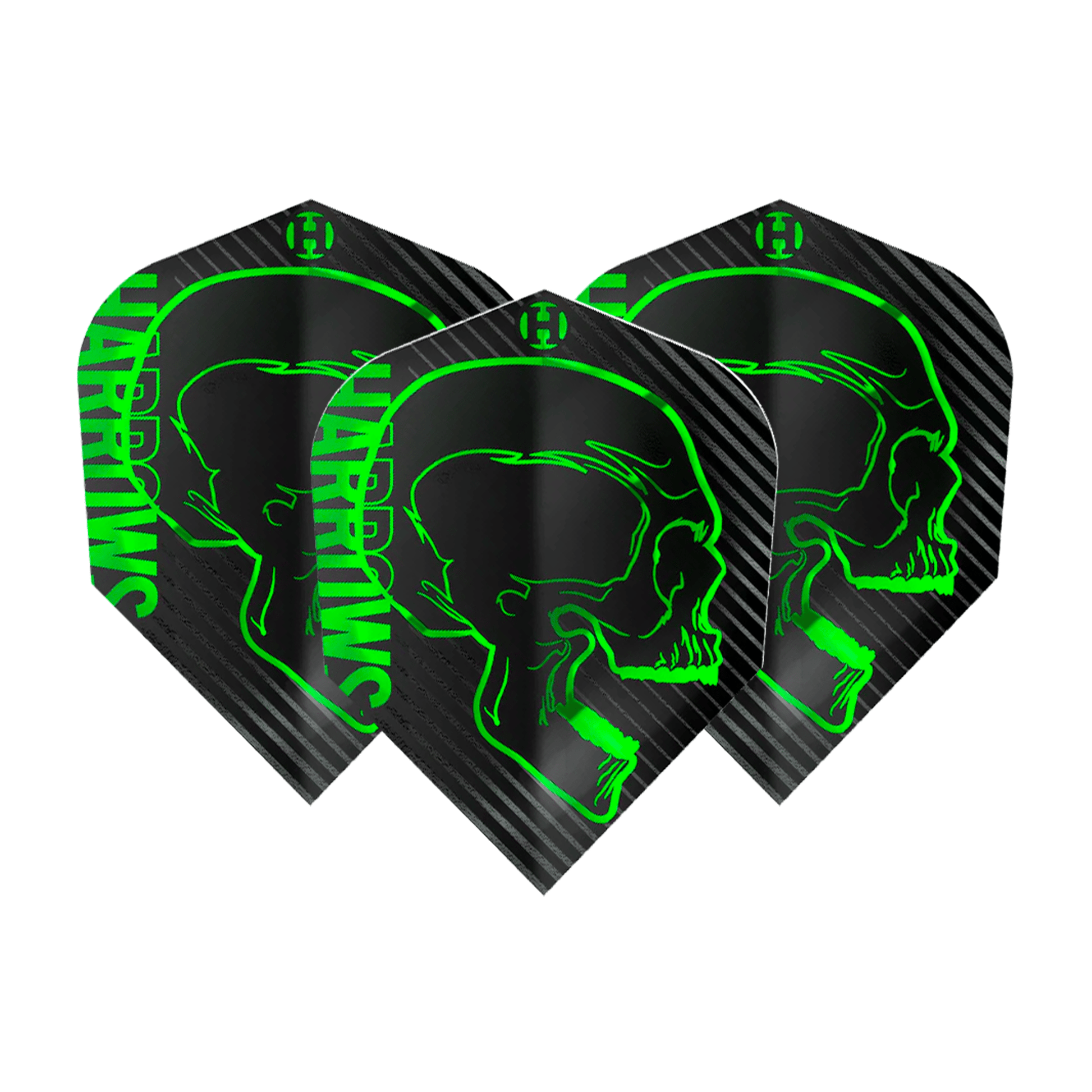 Harrows Rage - Dart Flights No. 6 / Green Flights