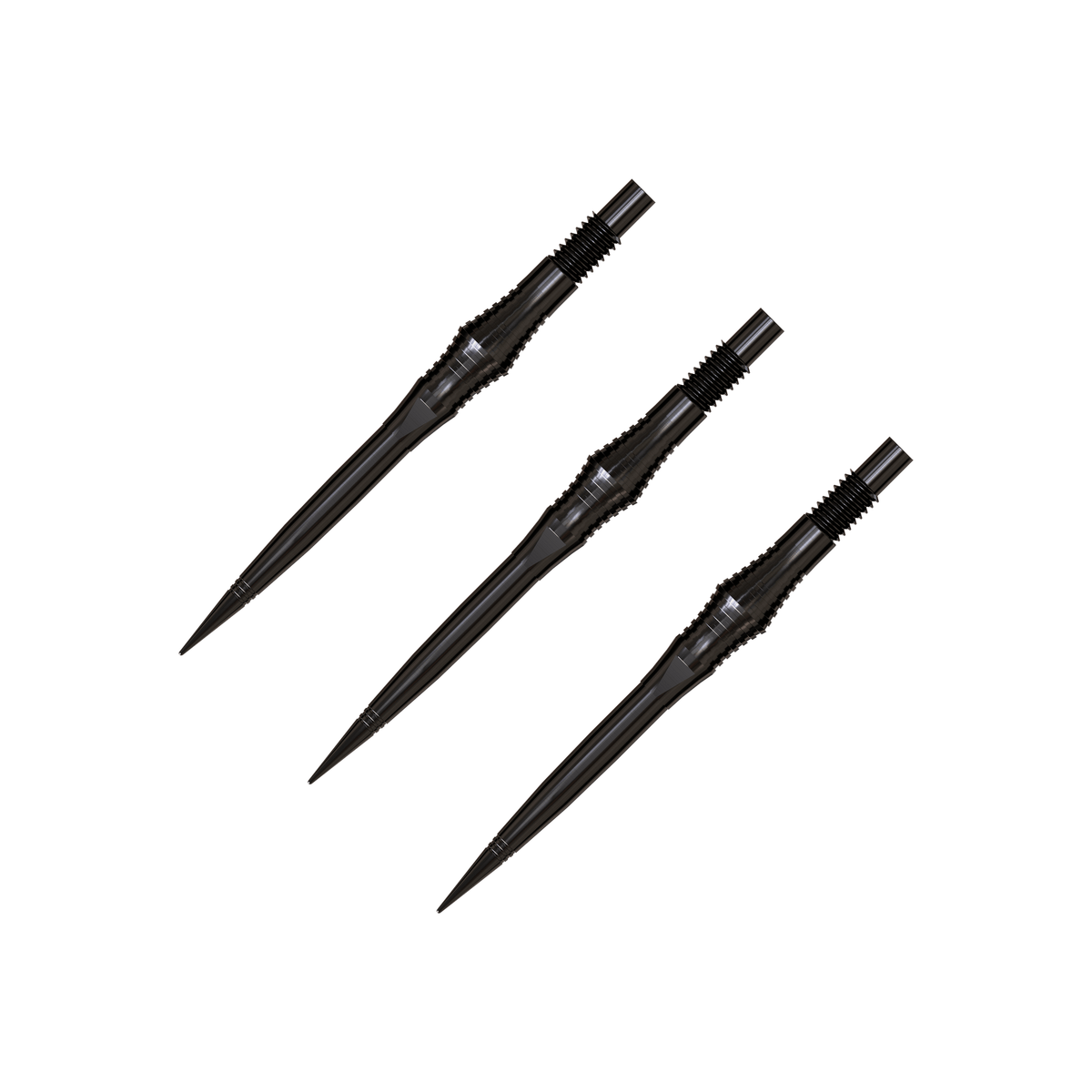 Harrows Spire Elite Series - Quick Point Dart Points 30mm / Black Dart Points