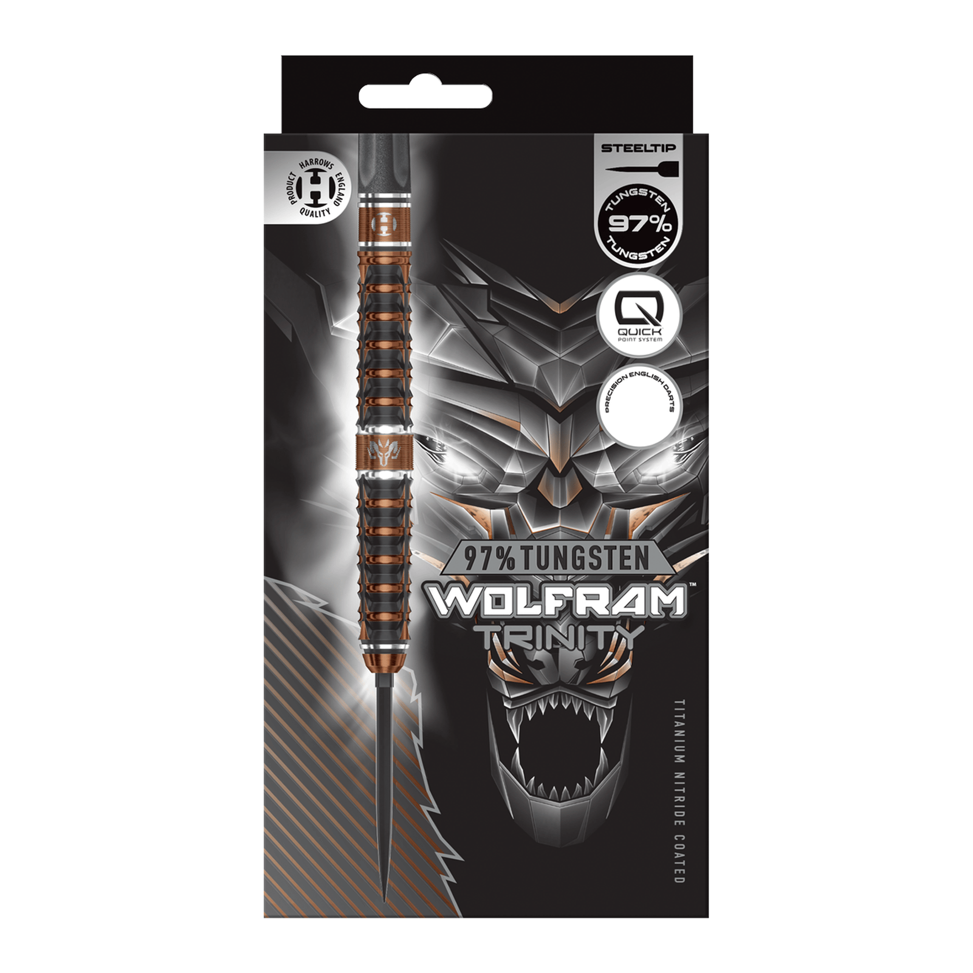 Harrows Wolfram Trinity - 97% Tungsten Steel Tip Darts Darts