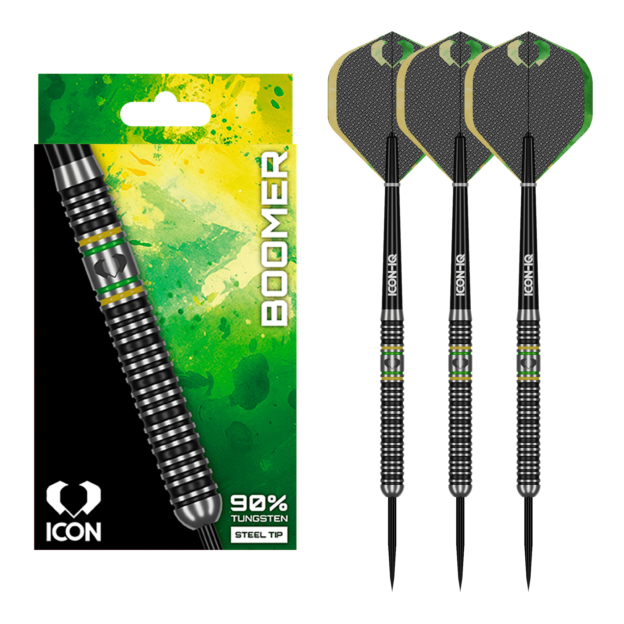 Icon Boomer - 90% Tungsten Steel Tip Darts 22 Grams Darts