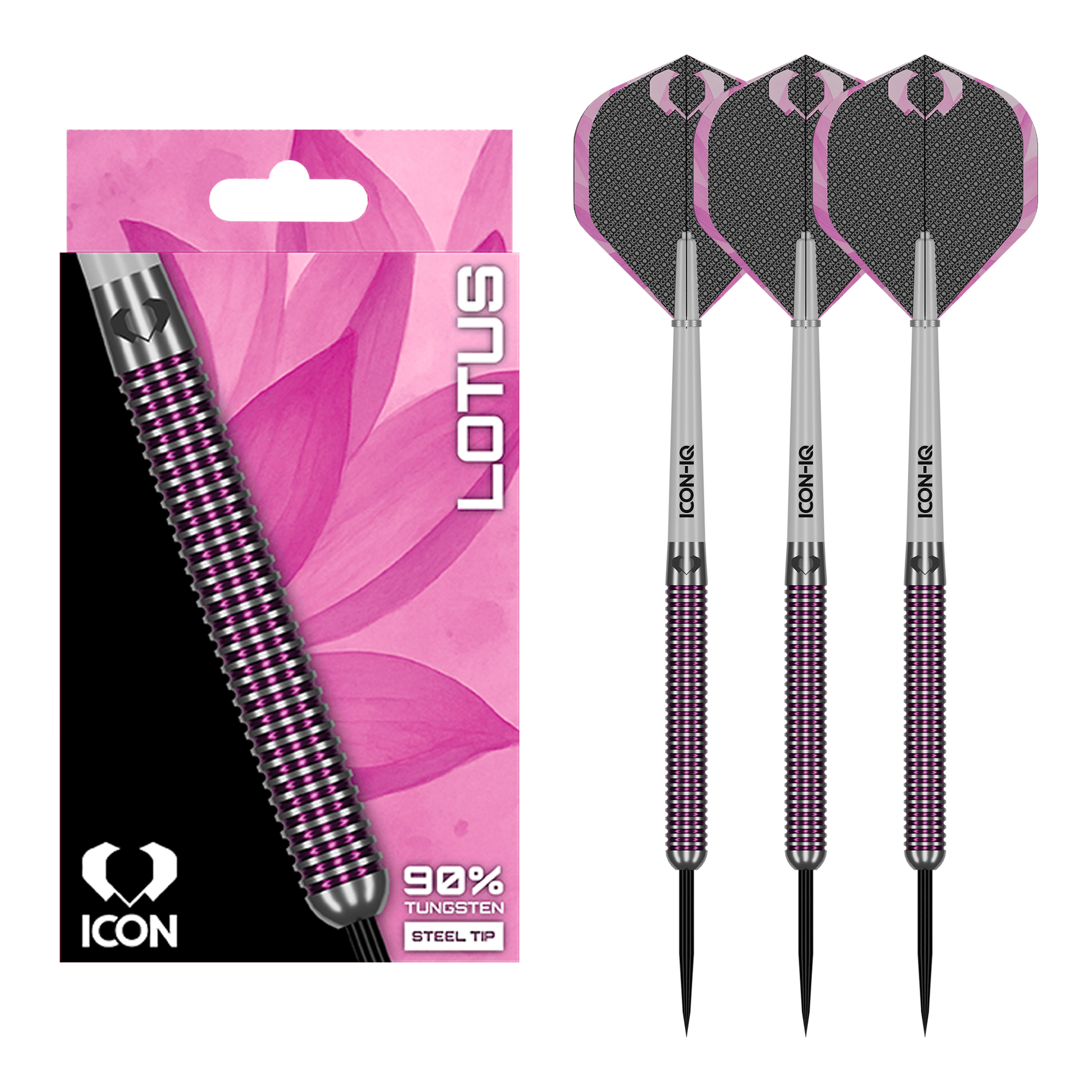 Icon Lotus - 90% Tungsten Steel Tip Darts 22 Grams Darts