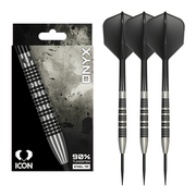 Icon Onyx All In One - 90% Tungsten Steel Tip Darts 22 Grams / Short (19mm) / Black Darts