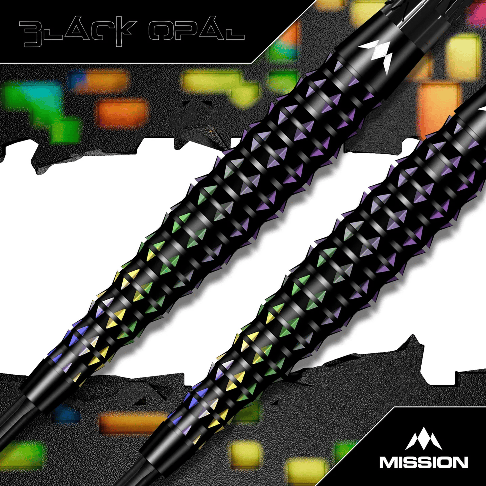 Mission Black Opal - 95% Tungsten Steel Tip Darts Darts