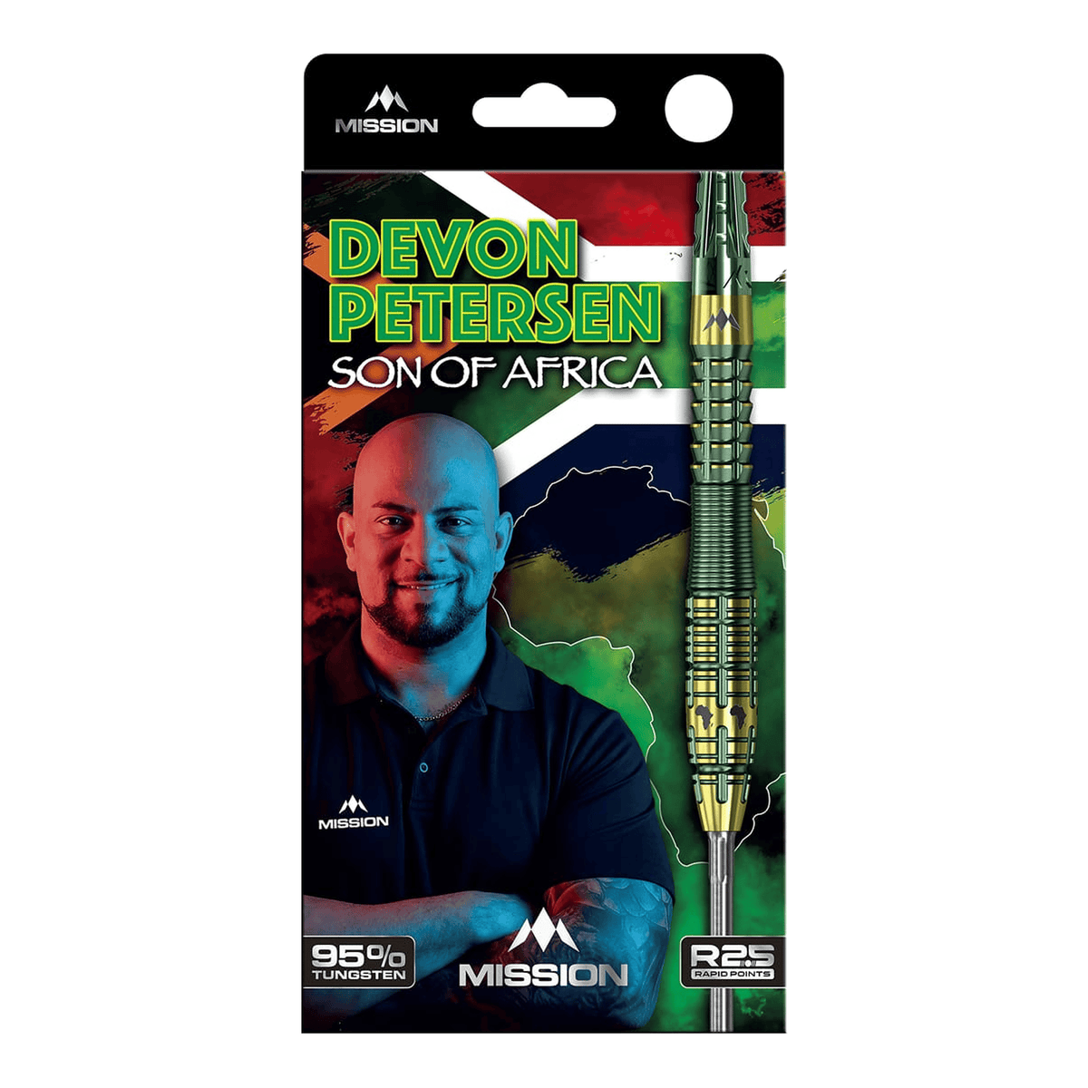 Mission Devon Petersen R2.5 Rapid Point - 95% Tungsten Steel Tip Darts Darts