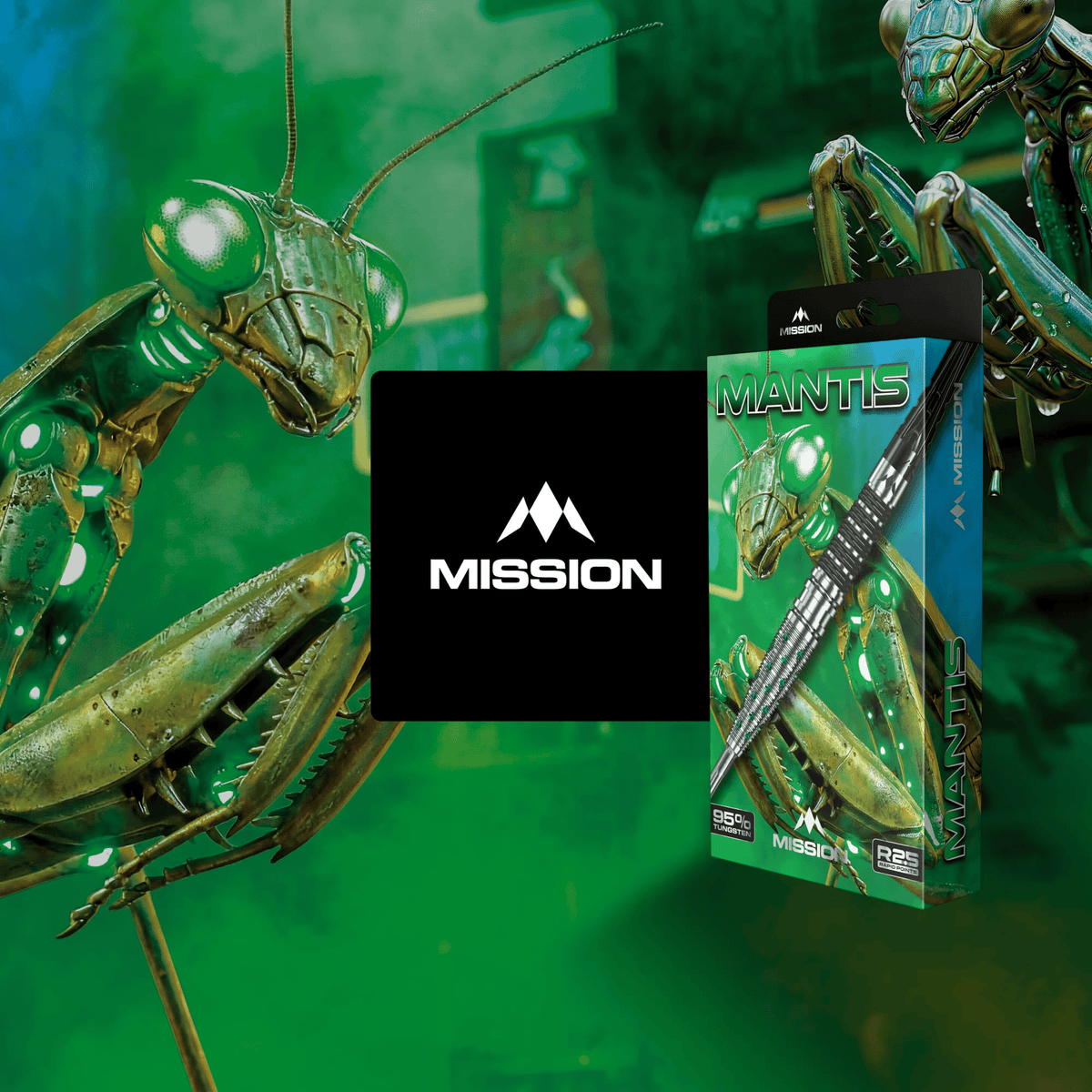 Mission Mantis R2.5 Rapid Point - 95% Tungsten Steel Tip Darts Darts