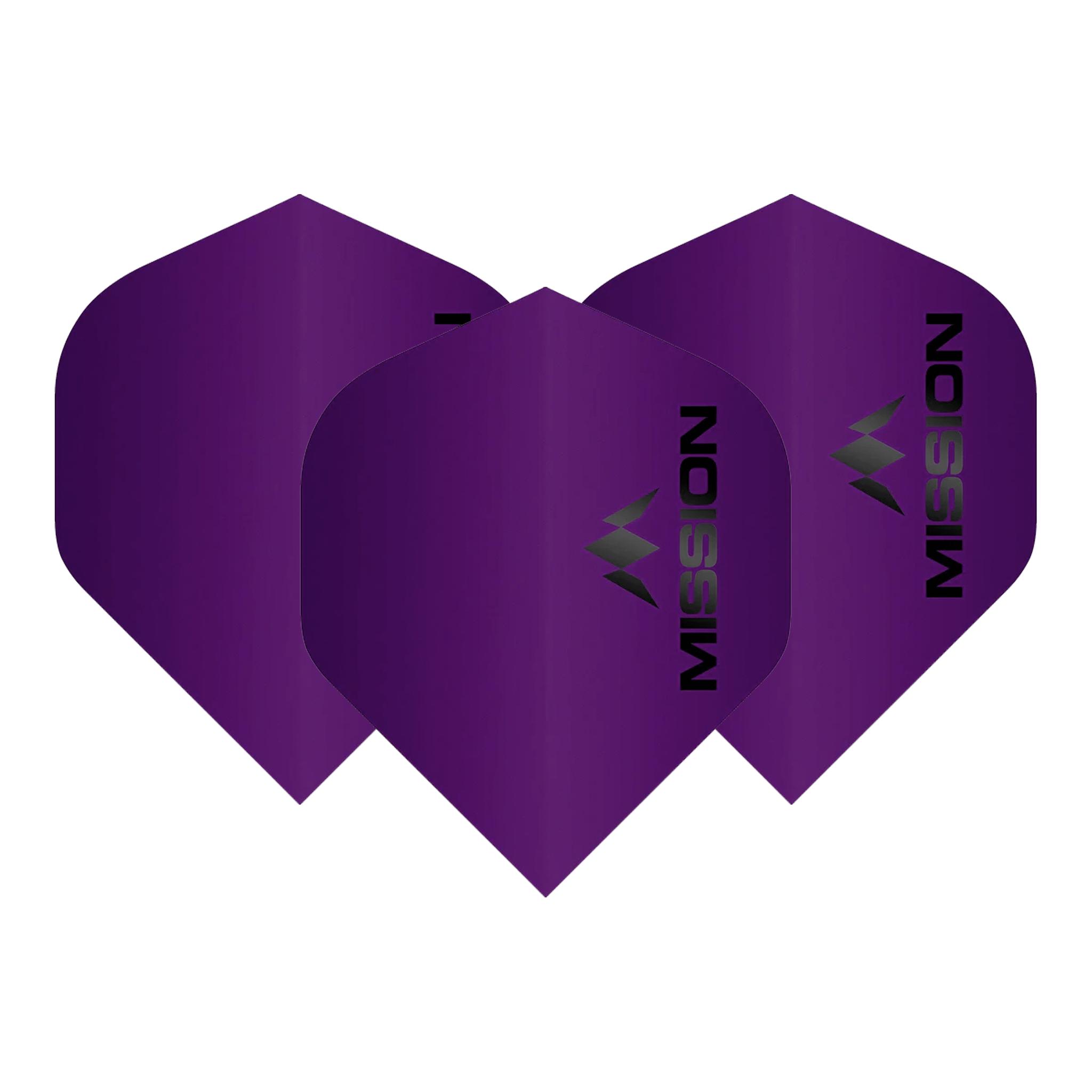 Mission Matt Logo - Dart Flights No. 2 / Purple Flights