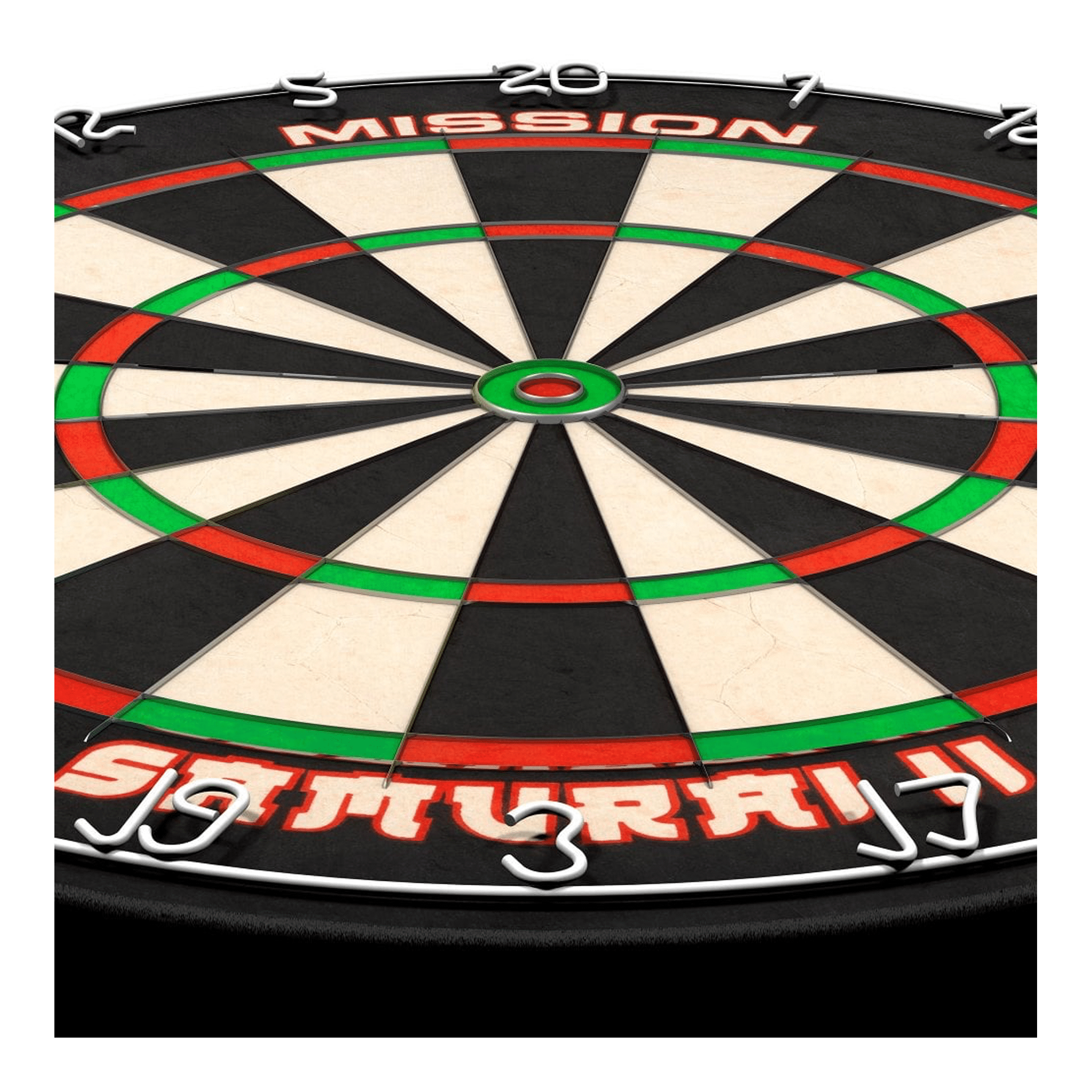 Mission Samurai II Dartboard & Cabinet Bundle Dartboard Bundles