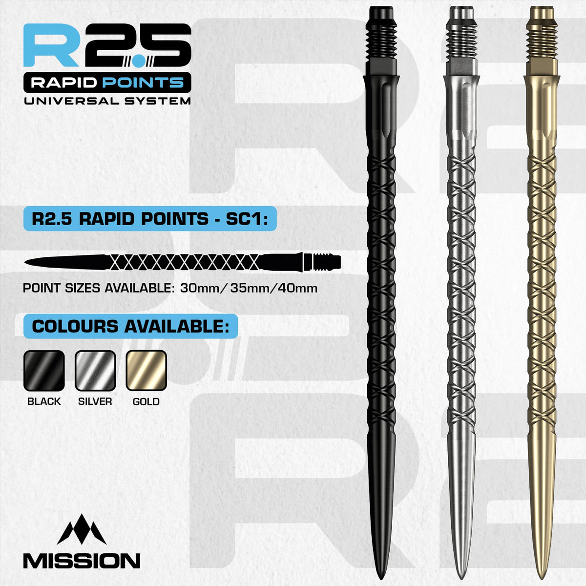 Mission SC1 - R2.5 Rapid Dart Points Dart Points