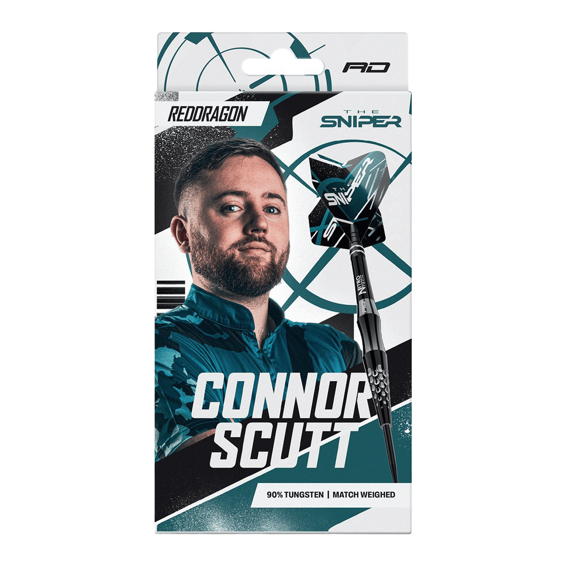 Red Dragon Connor Scutt - 90% Tungsten Steel Tip Darts 22 Grams Darts