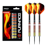 Red Dragon Furnace - 90% Tungsten Core Steel Tip Darts 22 Grams Darts
