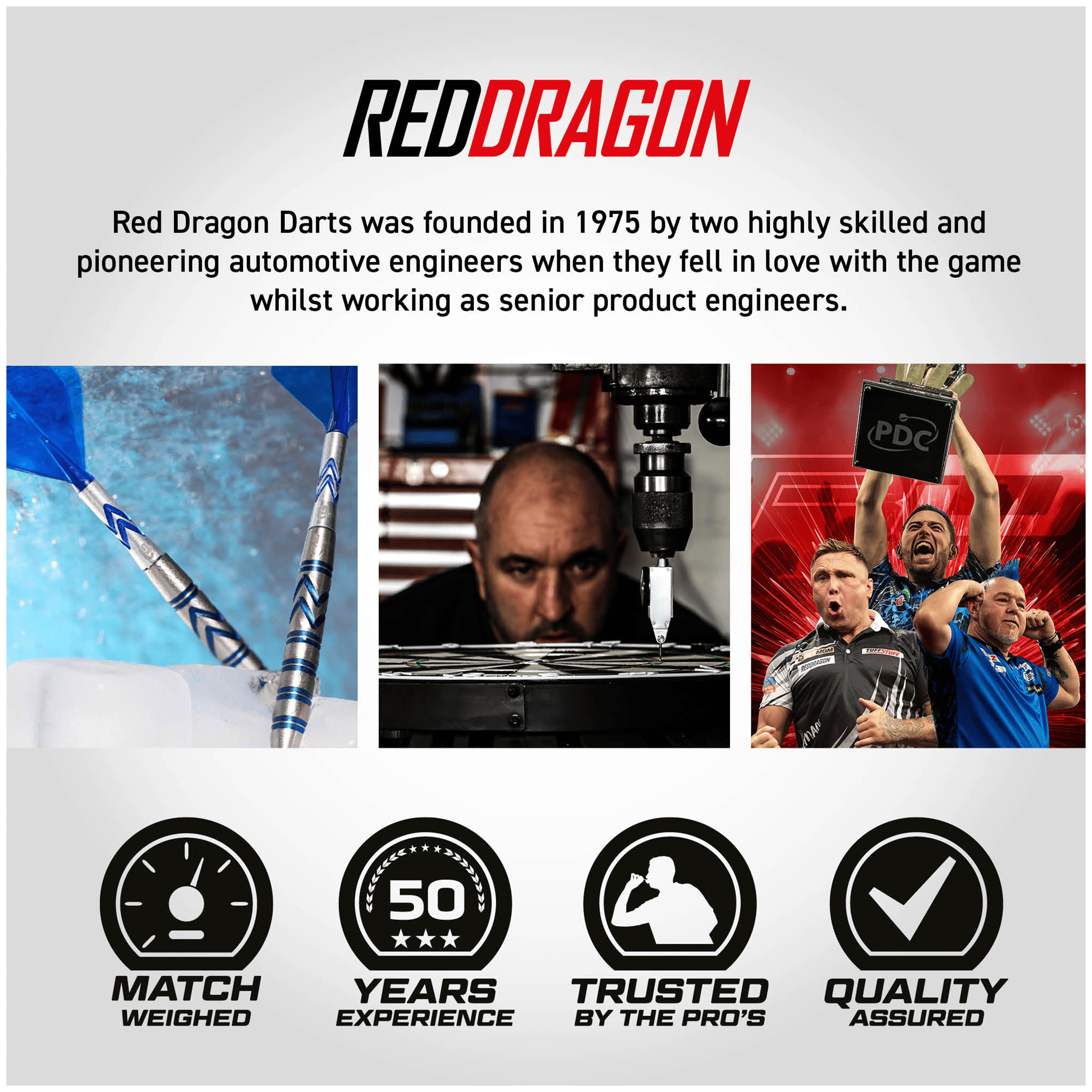 Red Dragon Gerwyn Price Iceman Blue Switch Point - 90% Tungsten Steel Tip Darts Darts