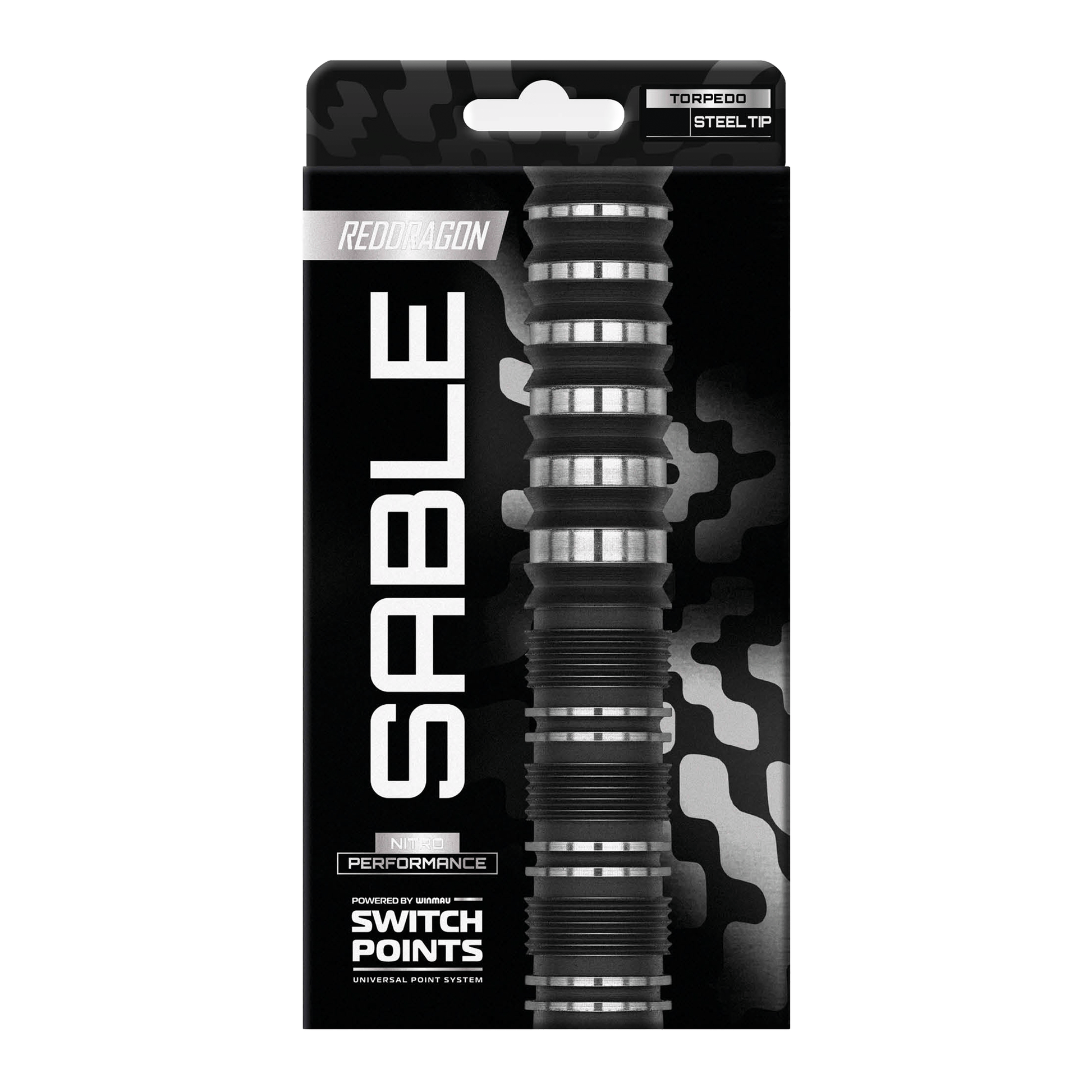 Red Dragon Sable Torpedo Switch Point - 90% Steel Tip Darts Darts