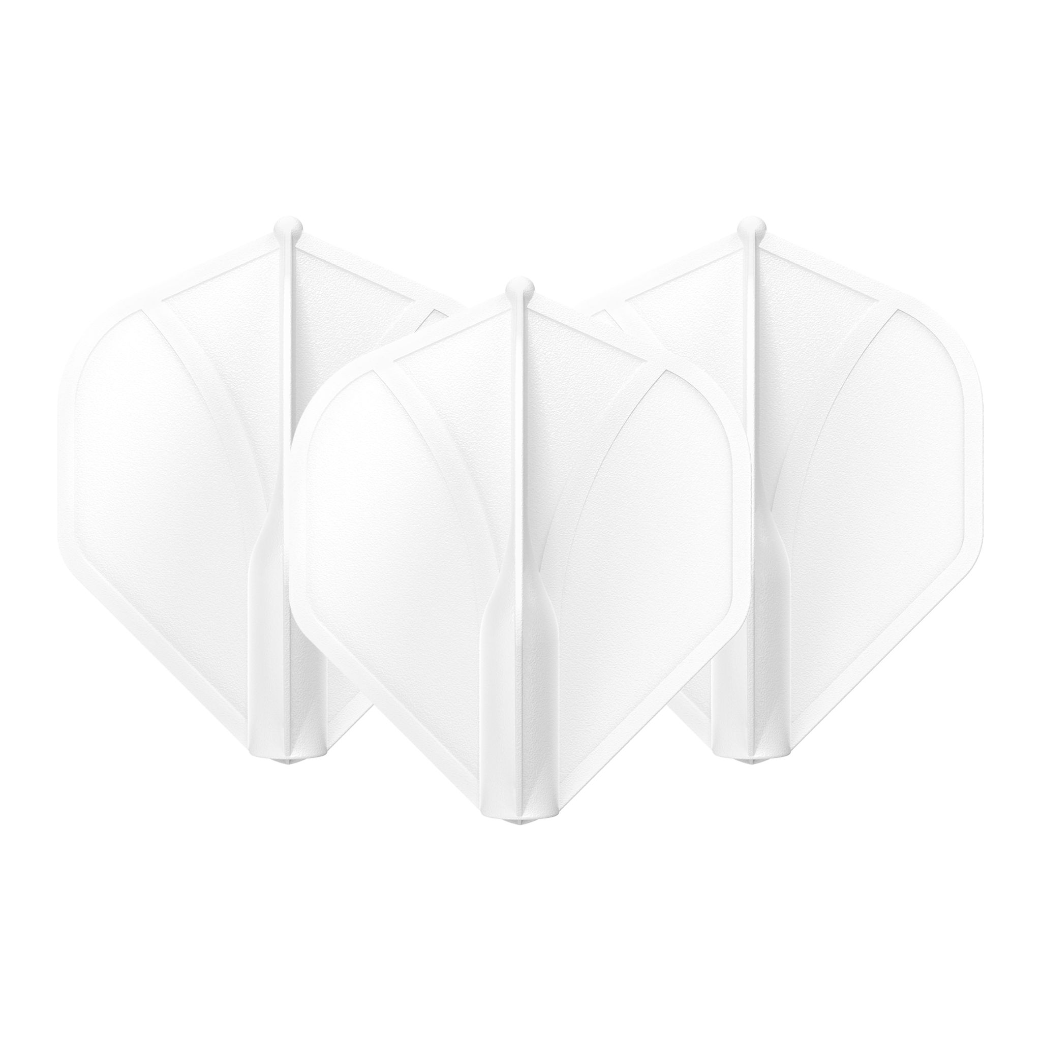Shot Airfoil - Moulded Dart Flights Standard / White Flights & Shafts