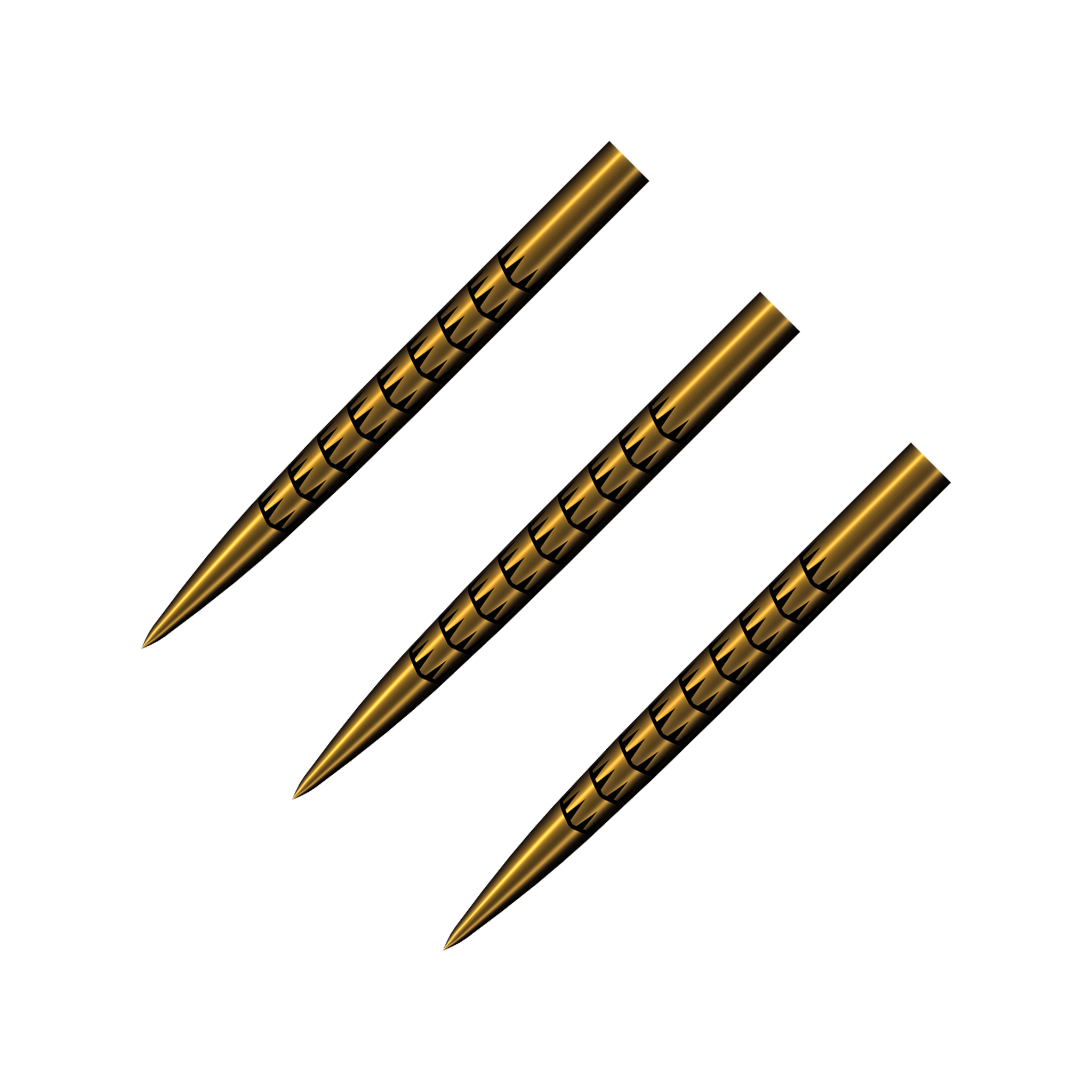 Shot Badlands - Dart Points 32mm / Gold Accessories