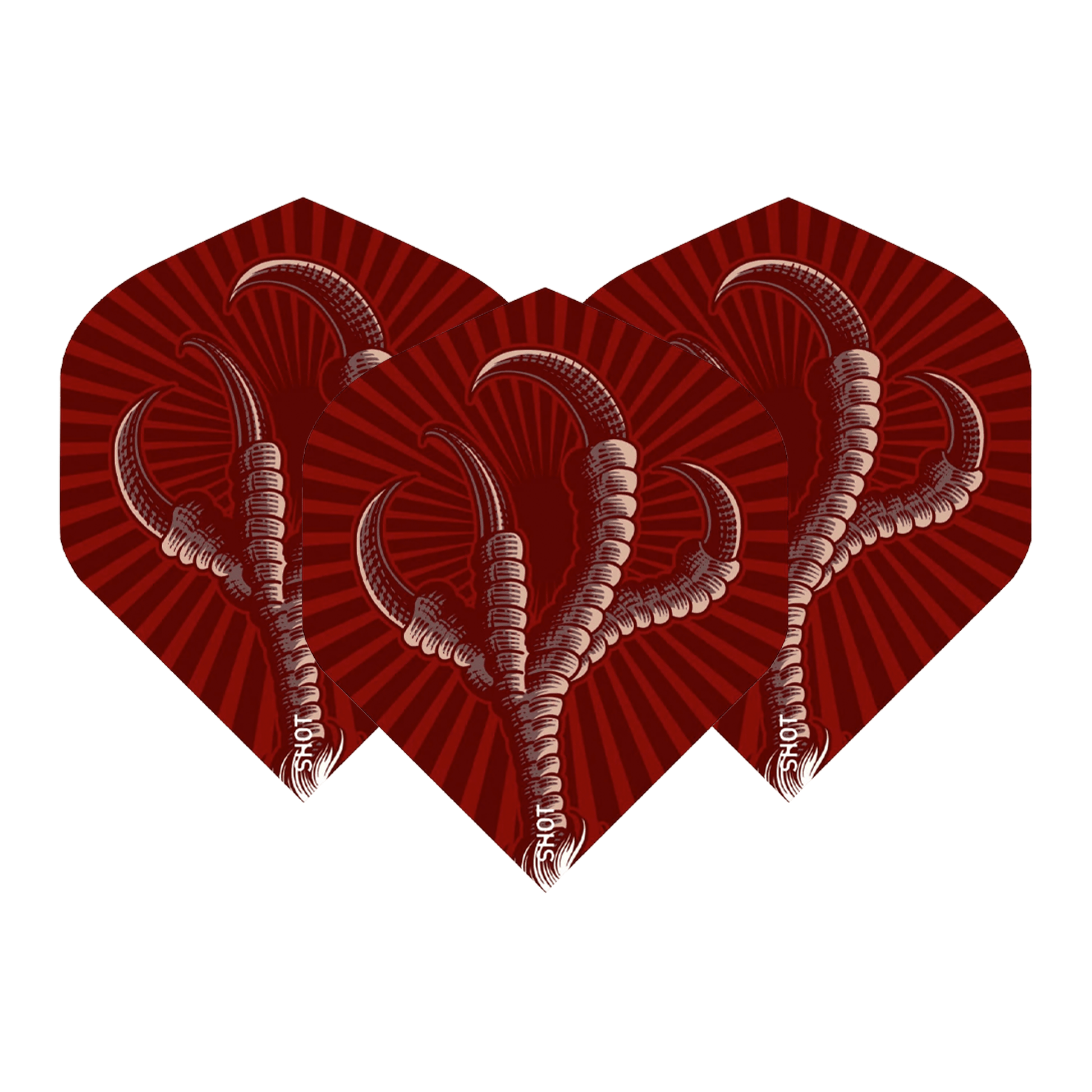 Shot Birds of Prey - Dart Flights Small Standard / Osprey Flights & Shafts