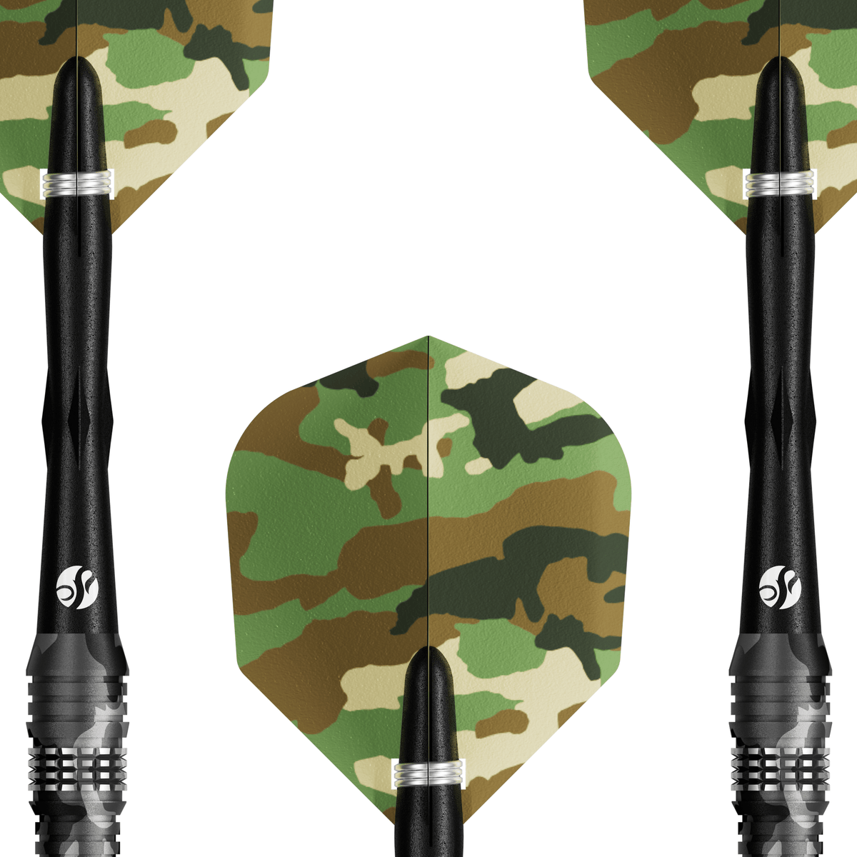 Shot Camo Longshot Turbo Point - 95% Tungsten Steel Tip Darts Darts