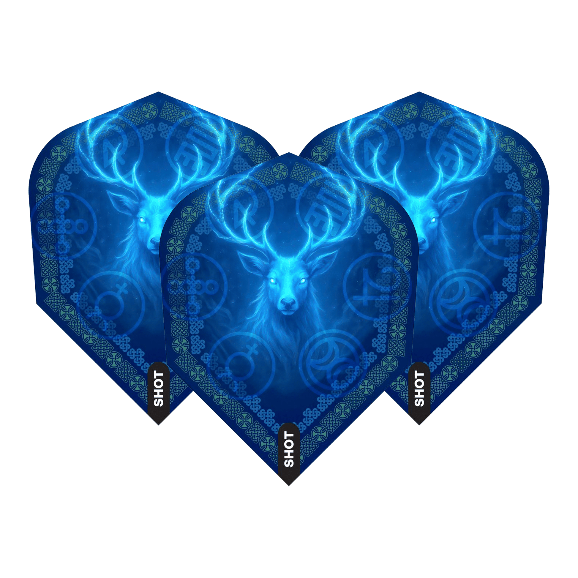 Shot Celt - Dart Flights Small Standard / Merlin Flights & Shafts