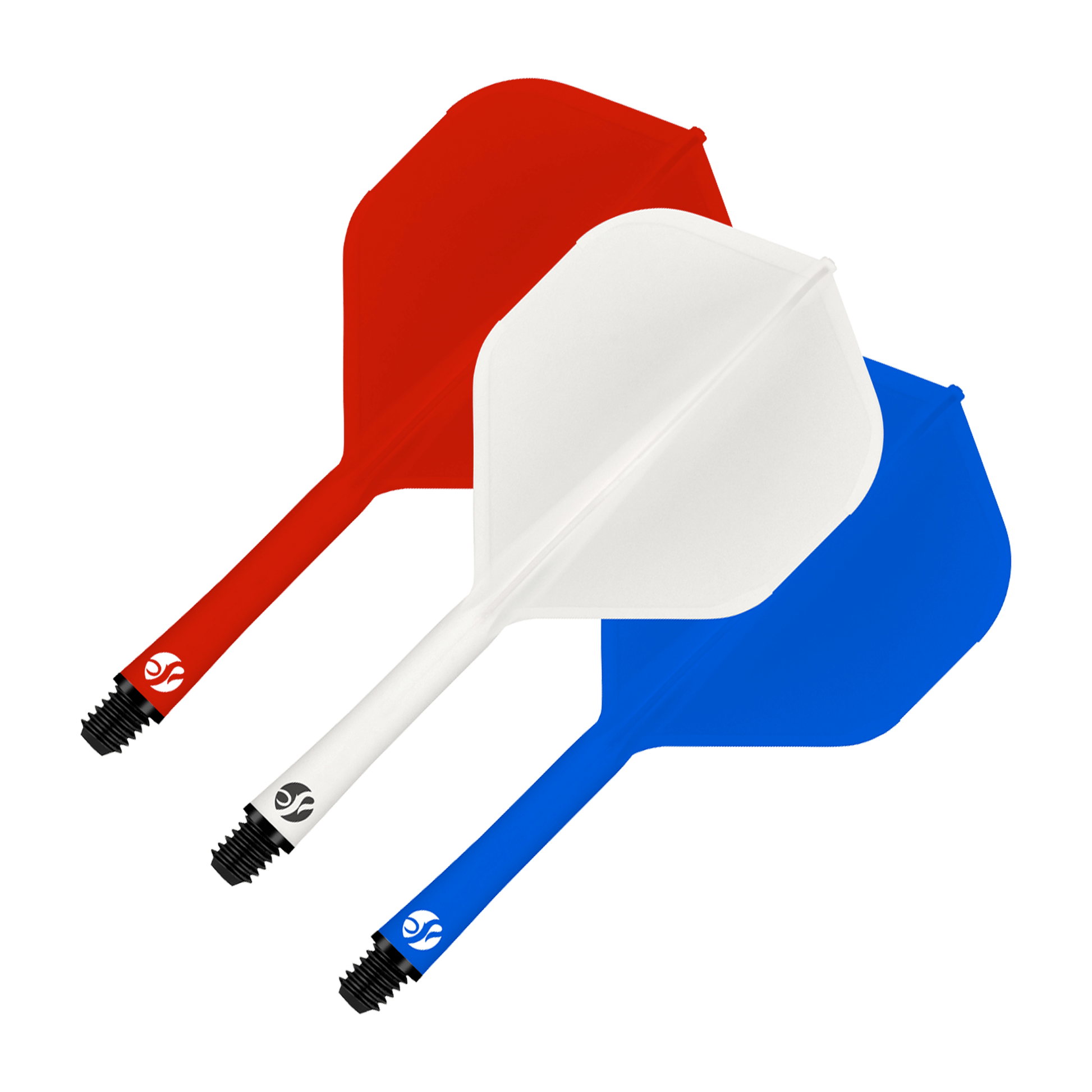 Shot Flight Deck - All In One Flight & Shaft Standard / Short (19.2mm) / Tri-Colour Shafts