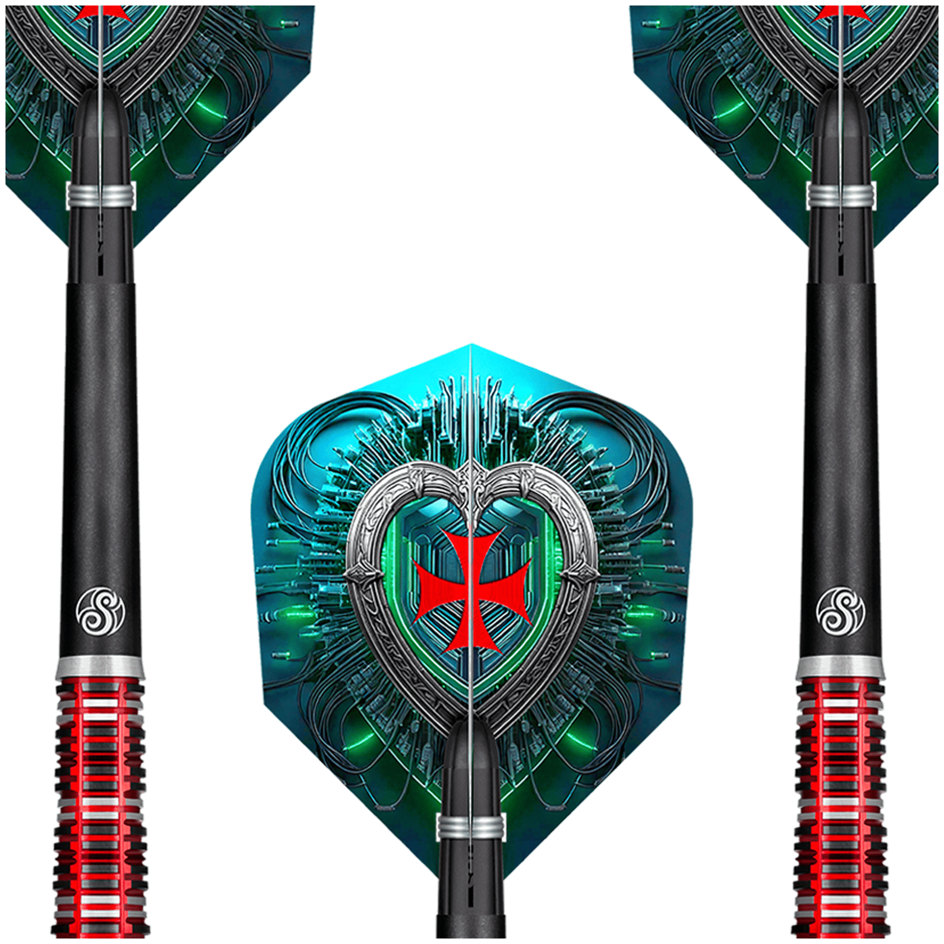 Shot Future Knights Dreadheart - 90% Tungsten Steel Tip Darts Darts