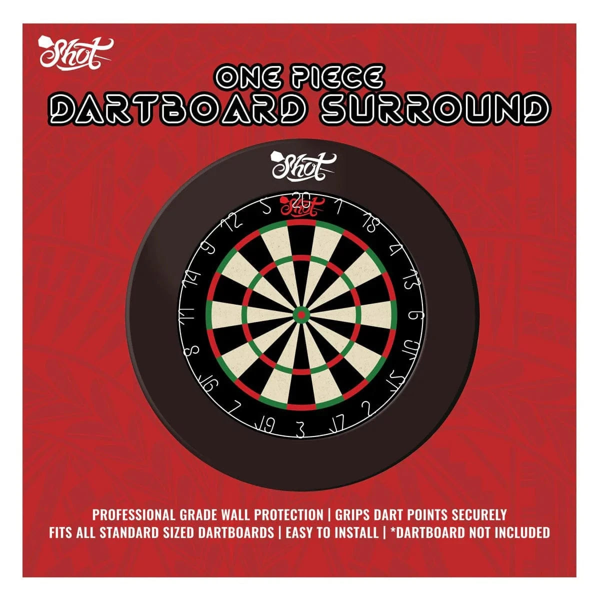 Shot One Piece Dartboard Surround Boards