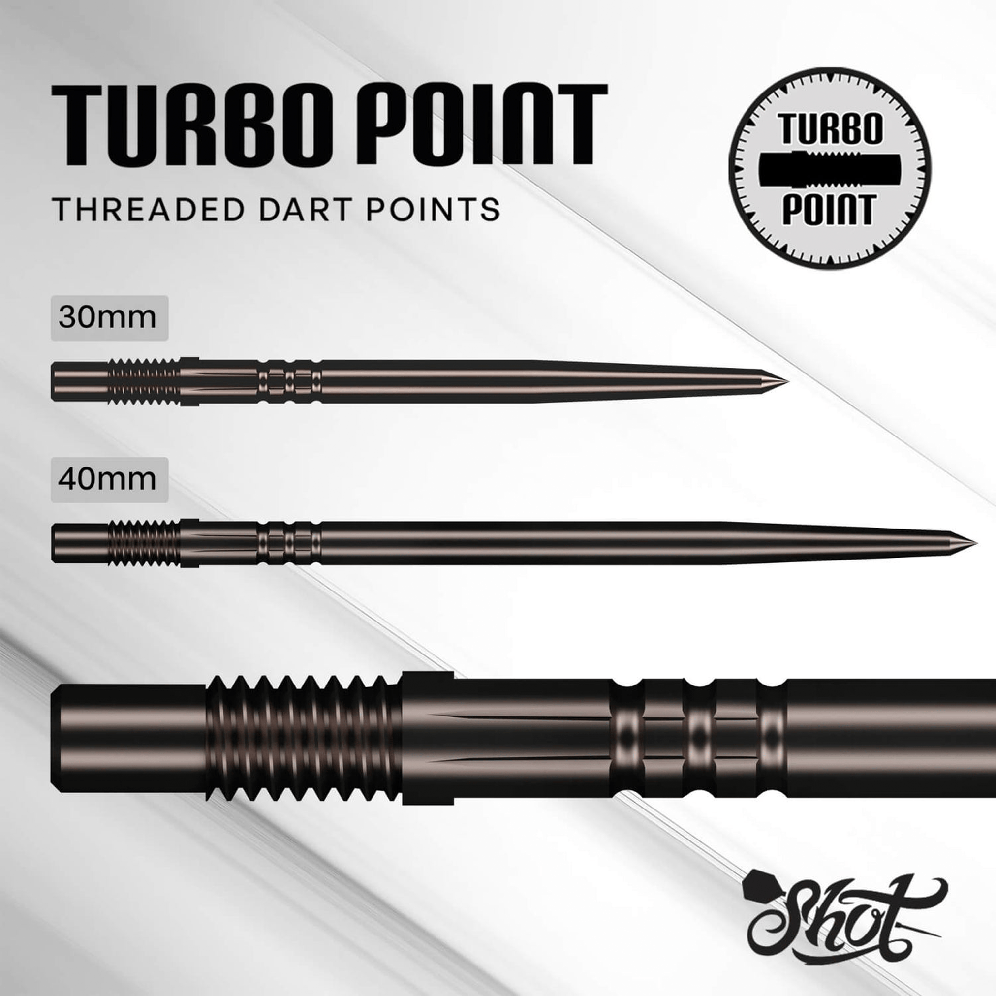 Shot Plain - Turbo Dart Points Dart Points