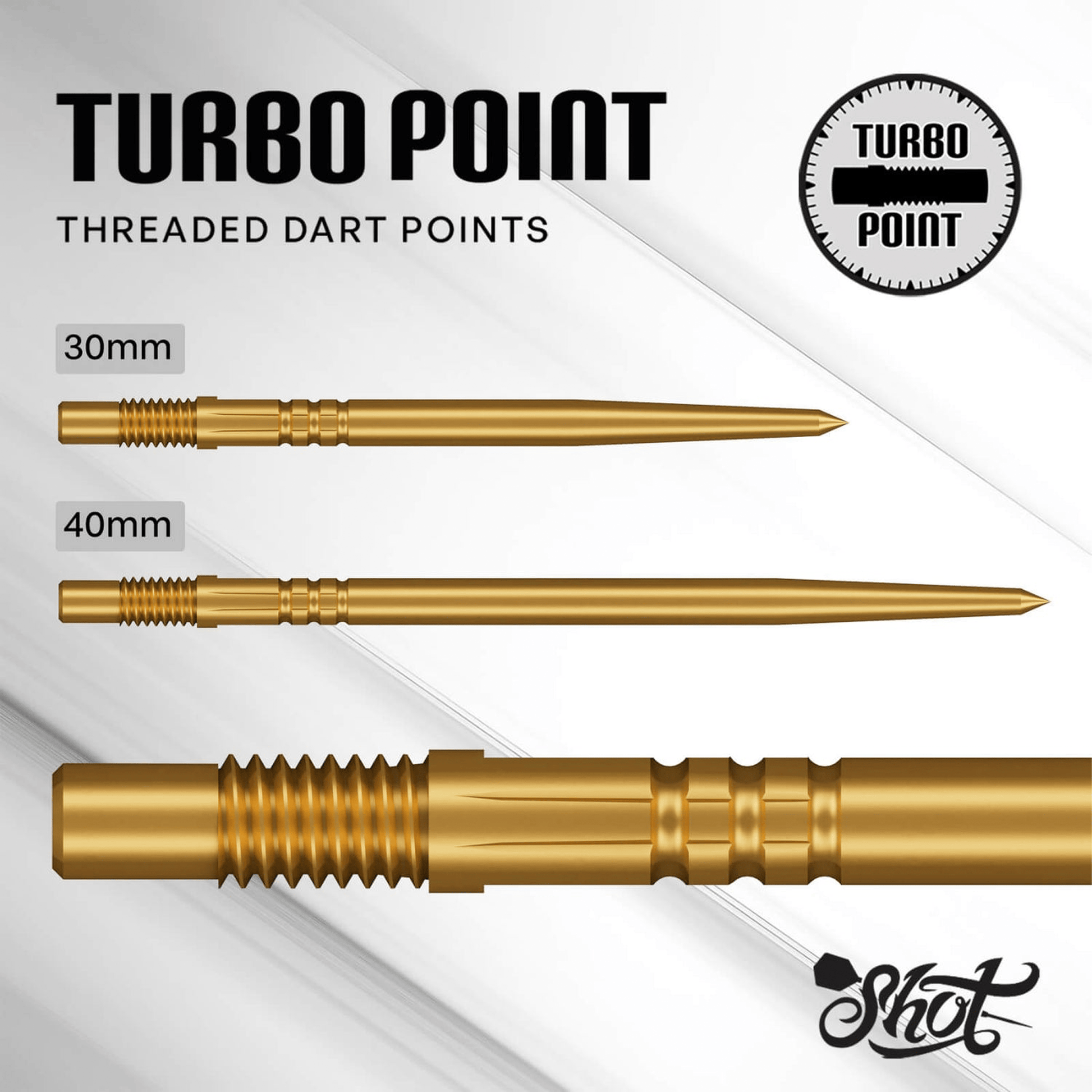 Shot Plain - Turbo Dart Points Dart Points