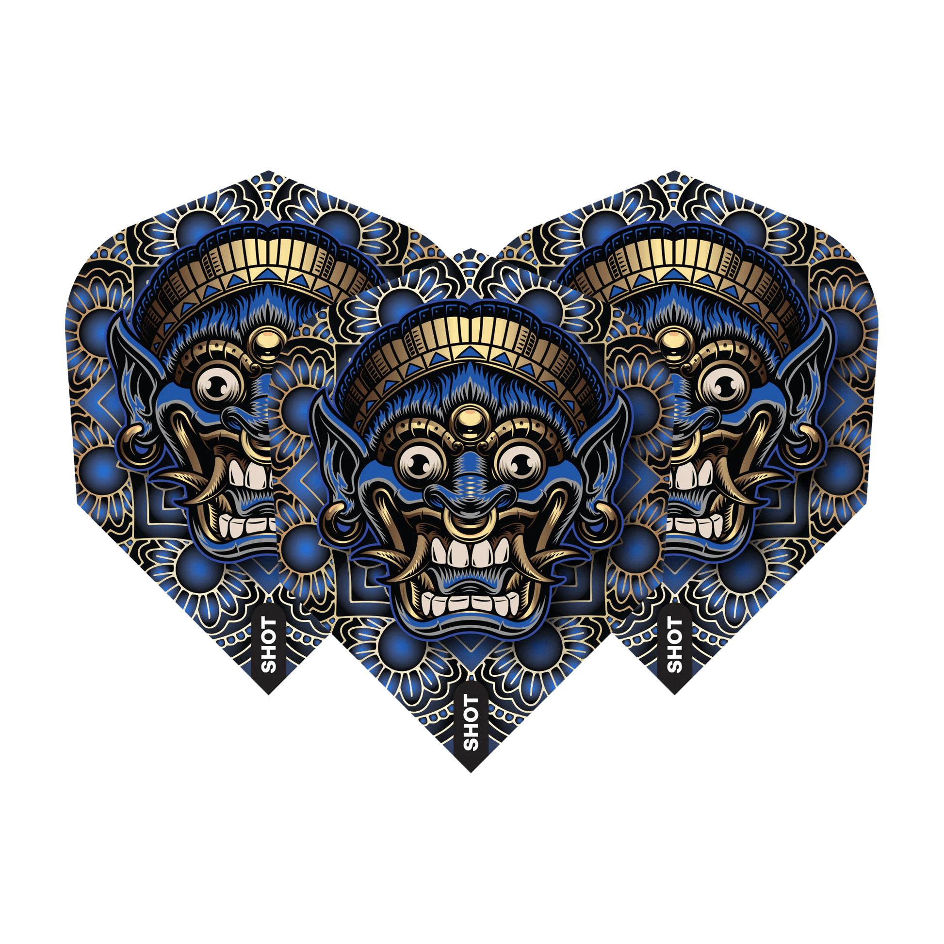 Shot Tribal Weapon - Dart Flights Small Standard / Java Flights & Shafts