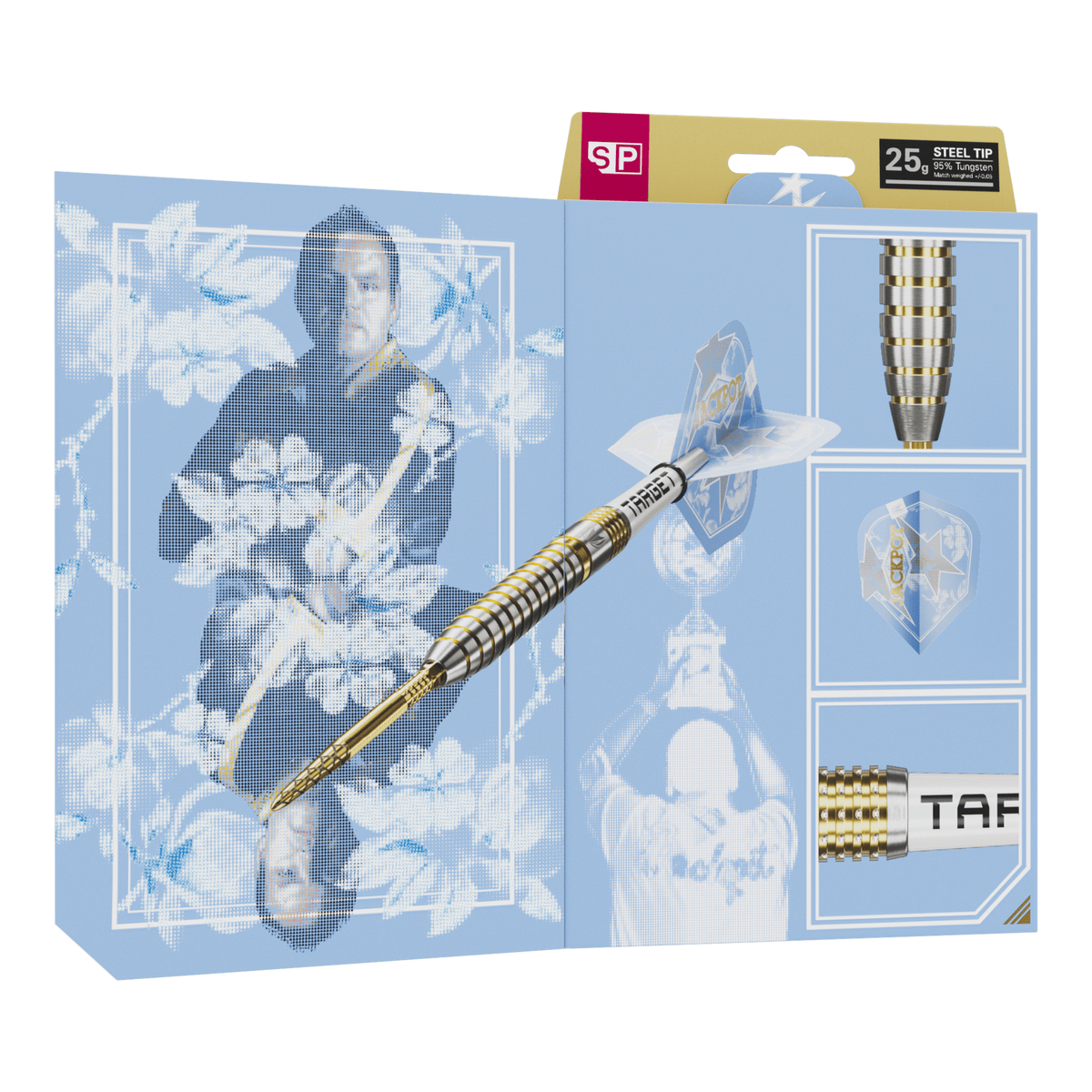 Target Adrian Lewis Showdown Swiss Point - 95% Tungsten Steel Tip Darts Darts