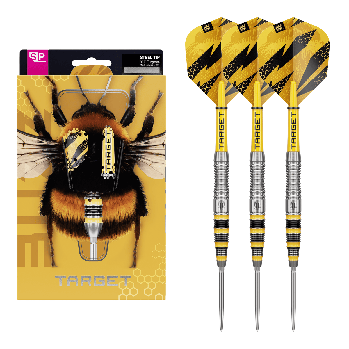 Target Buzz 03 Swiss Point - 90% Tungsten Steel Tip Darts 23 Grams Darts