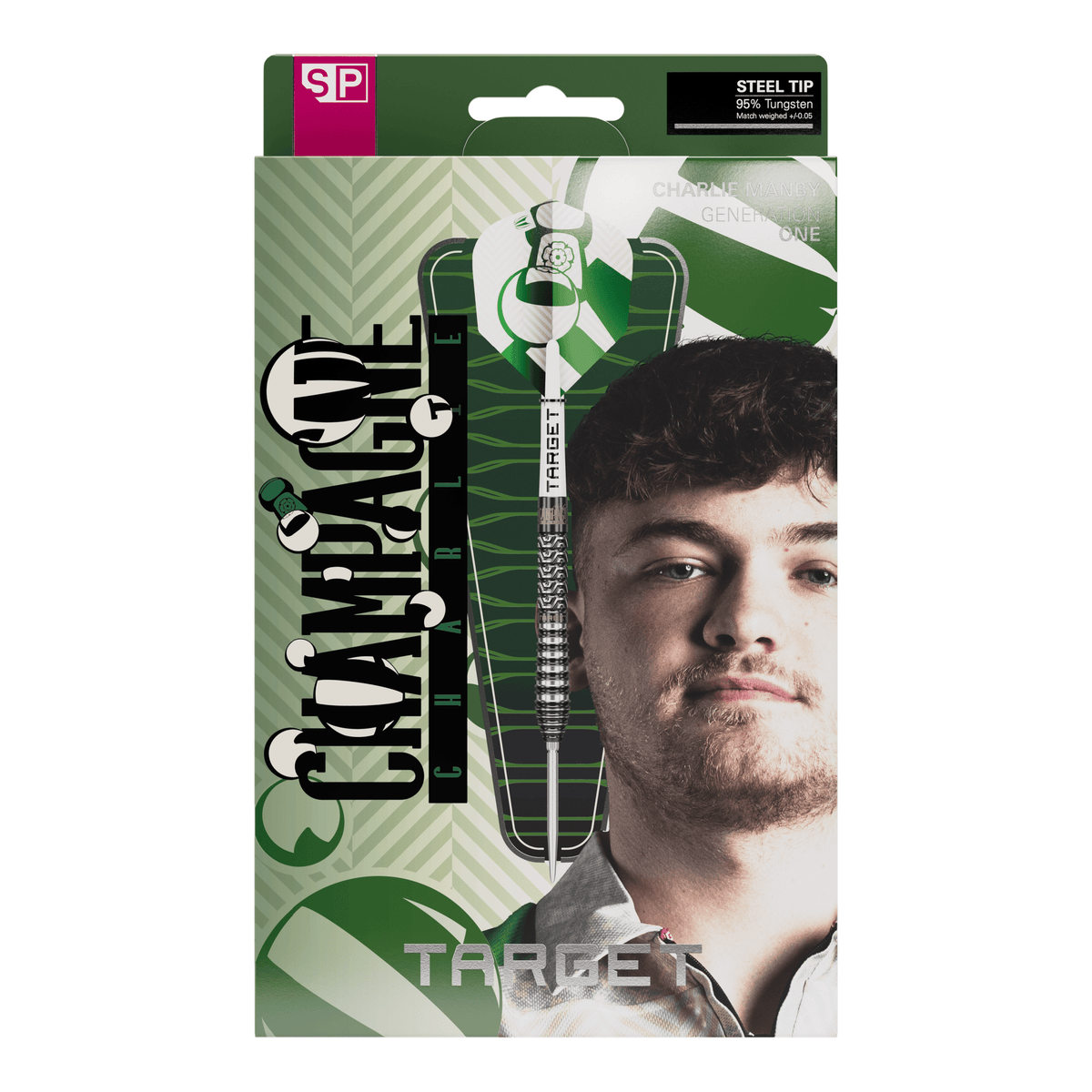 Target Charlie Manby Gen 1 Swiss Point - 95% Tungsten Steel Tip Darts Darts