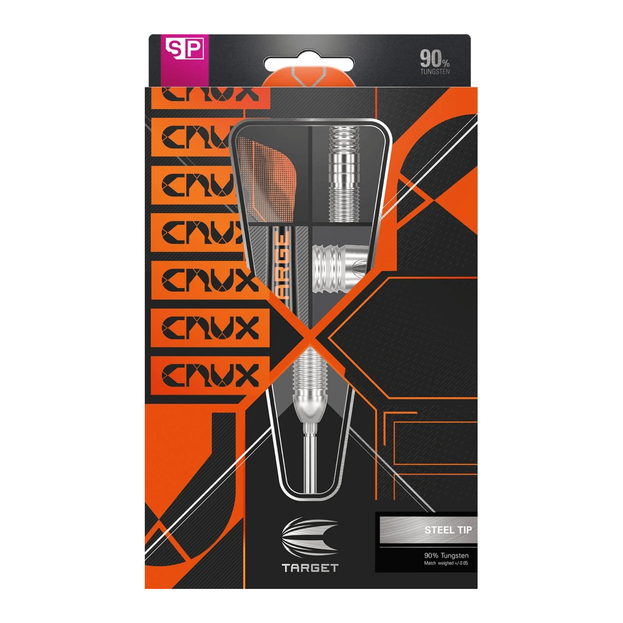 Target Crux 02 Swiss Point - 90% Tungsten Steel Tip Darts Darts