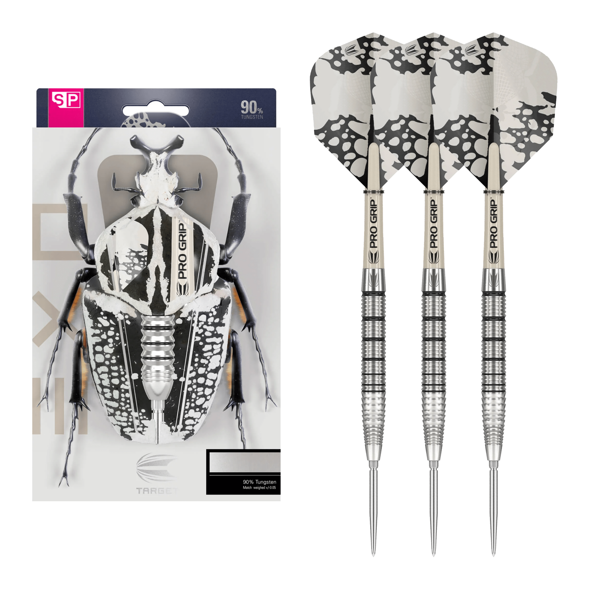Target Exo 02 Swiss Point - 90% Tungsten Steel Tip Darts 22 Grams Darts