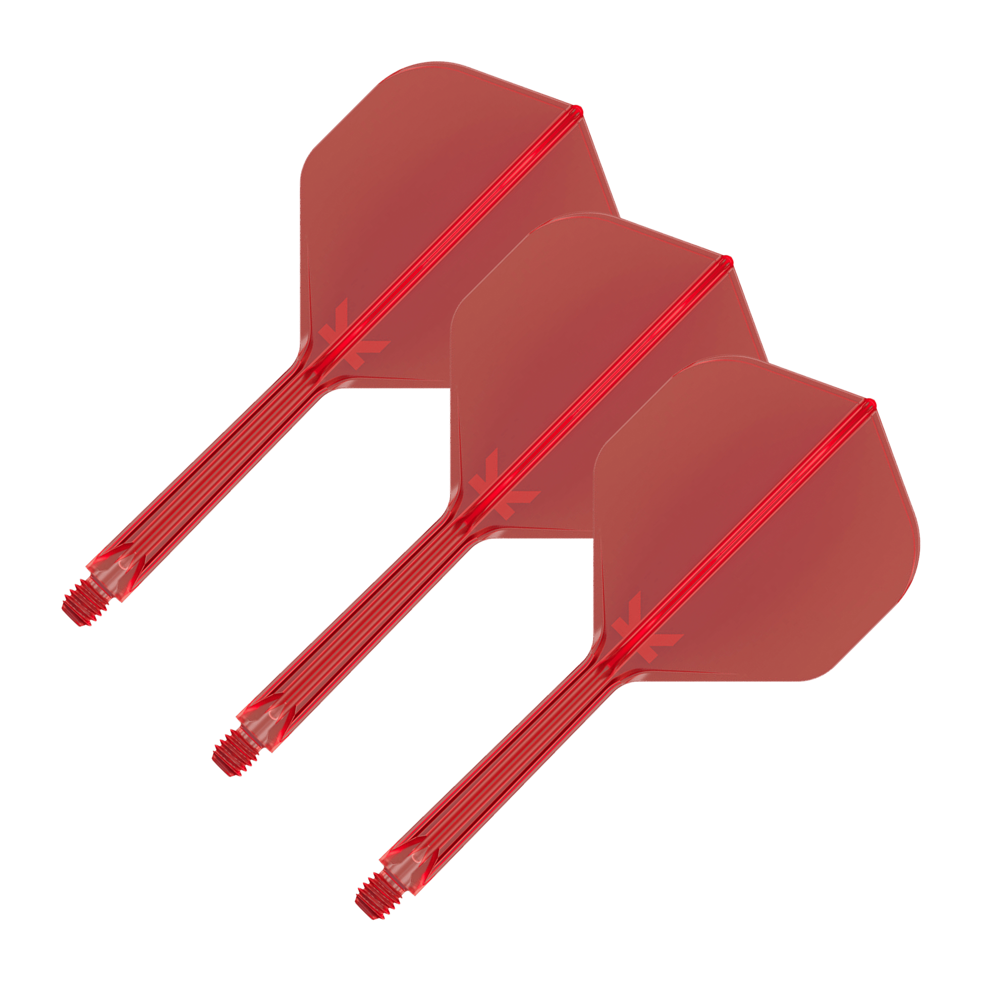 Target K-Flex - All In One Flight & Shaft No. 2 / Medium (33mm) / Red Flights & Shafts