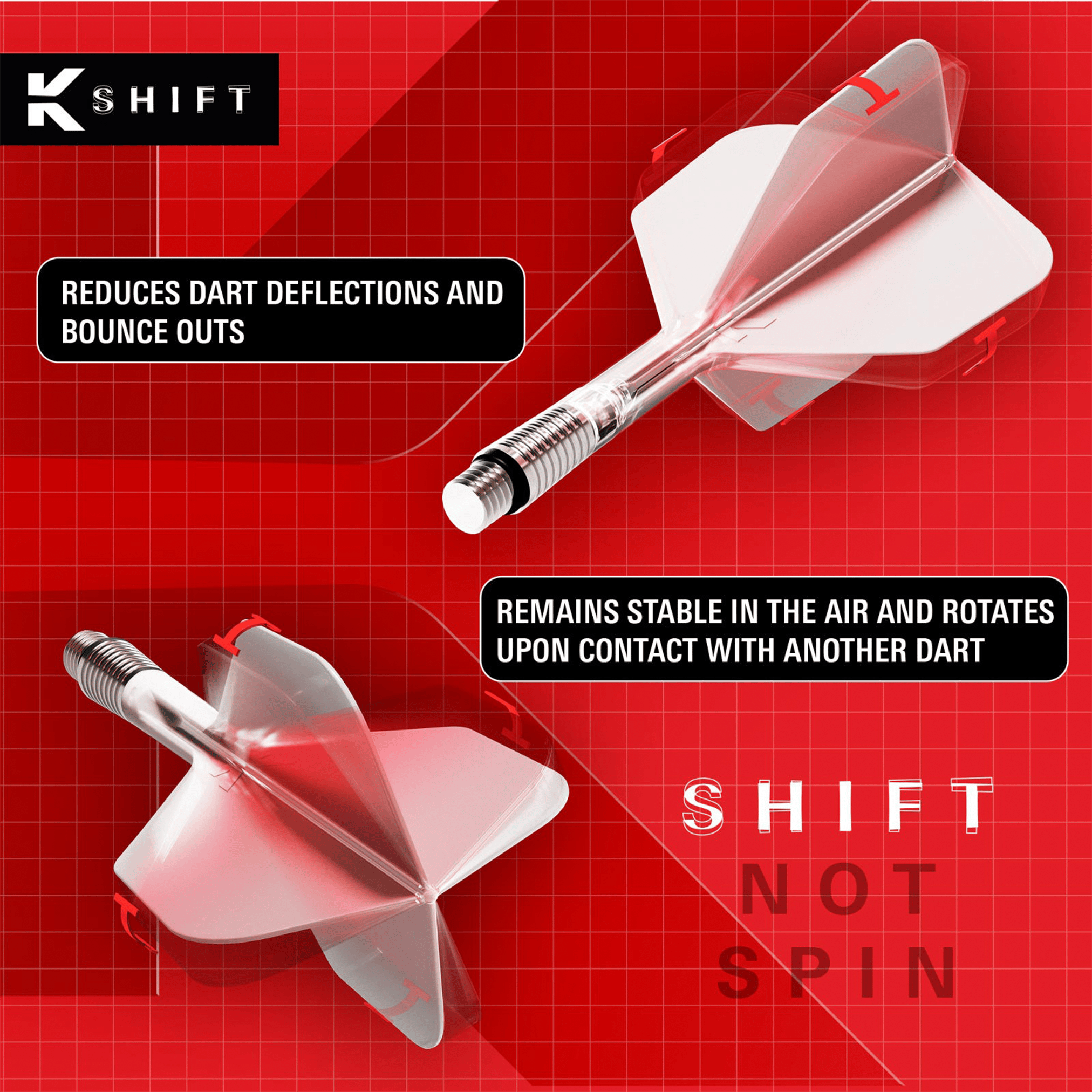 Target K-Shift - All In One Flight & Shaft Flights & Shafts