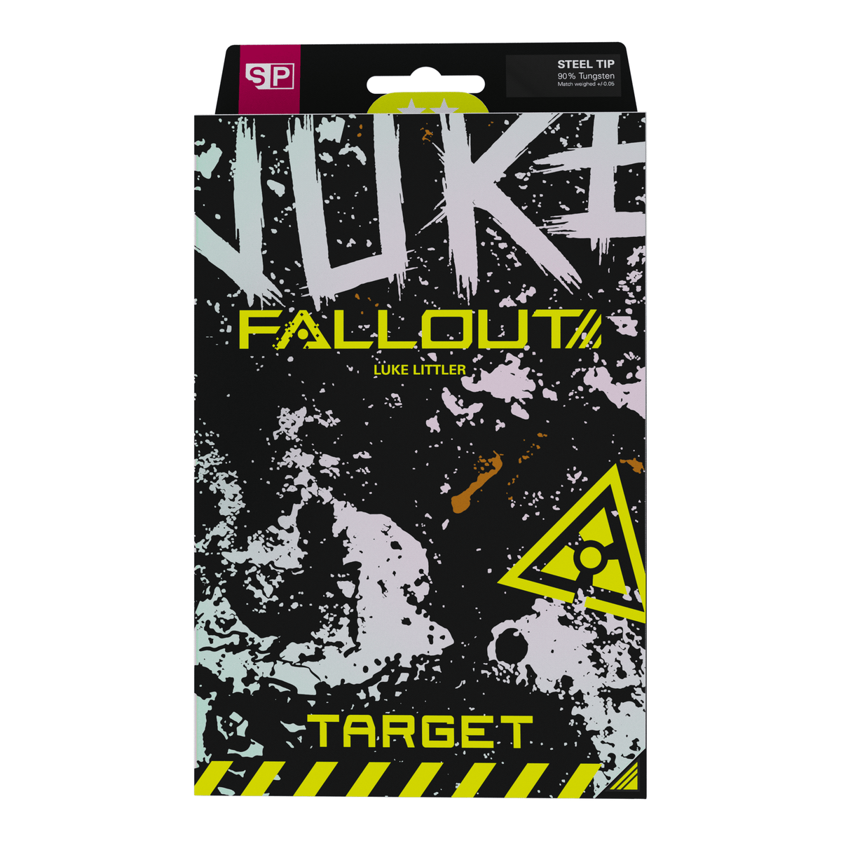 Target Luke Littler Nuke Fallout Swiss Point - 90% Tungsten Steel Tip Darts Darts