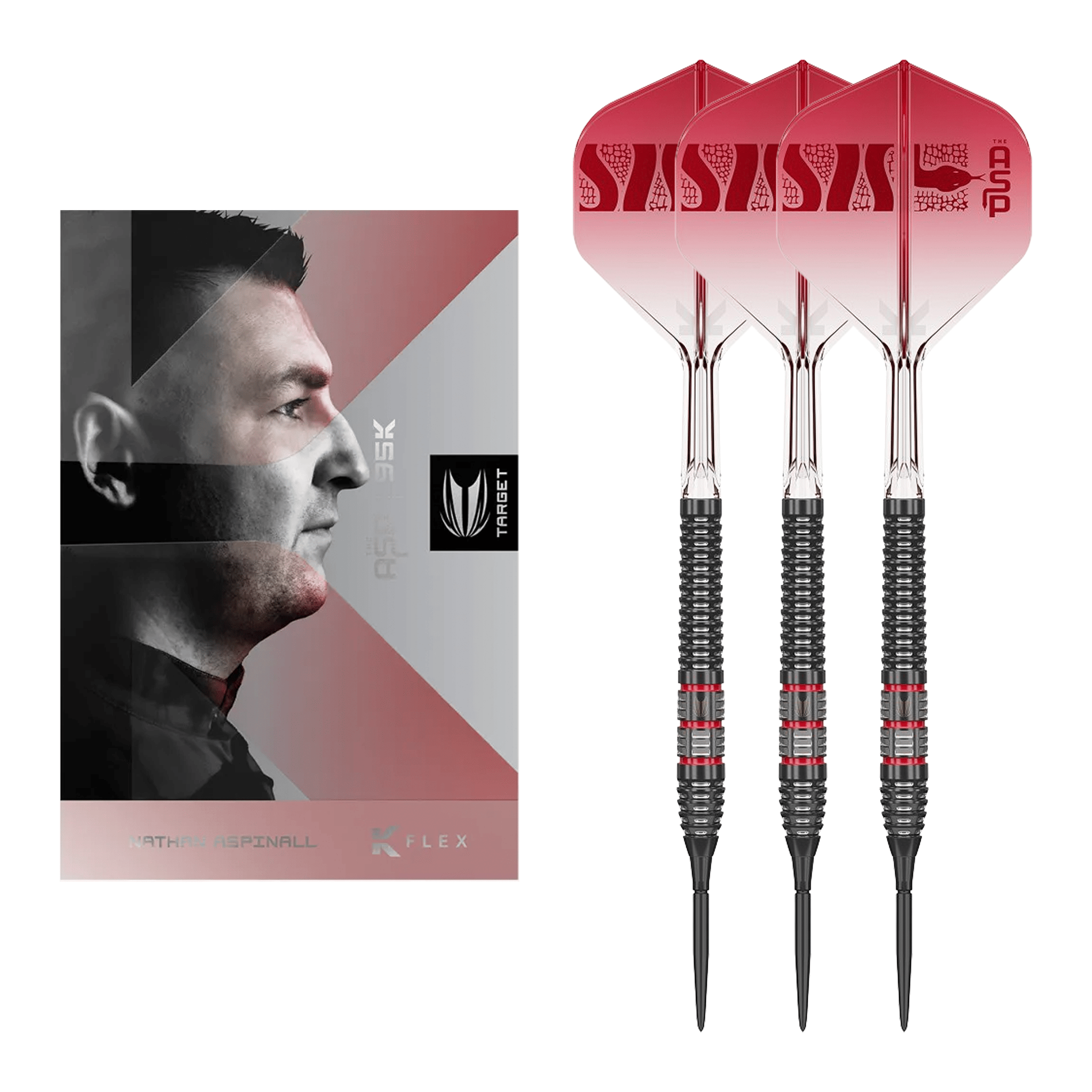 Target Nathan Aspinall 95K Swiss Point - 95% Tungsten Steel Tip Darts 22 Grams Darts