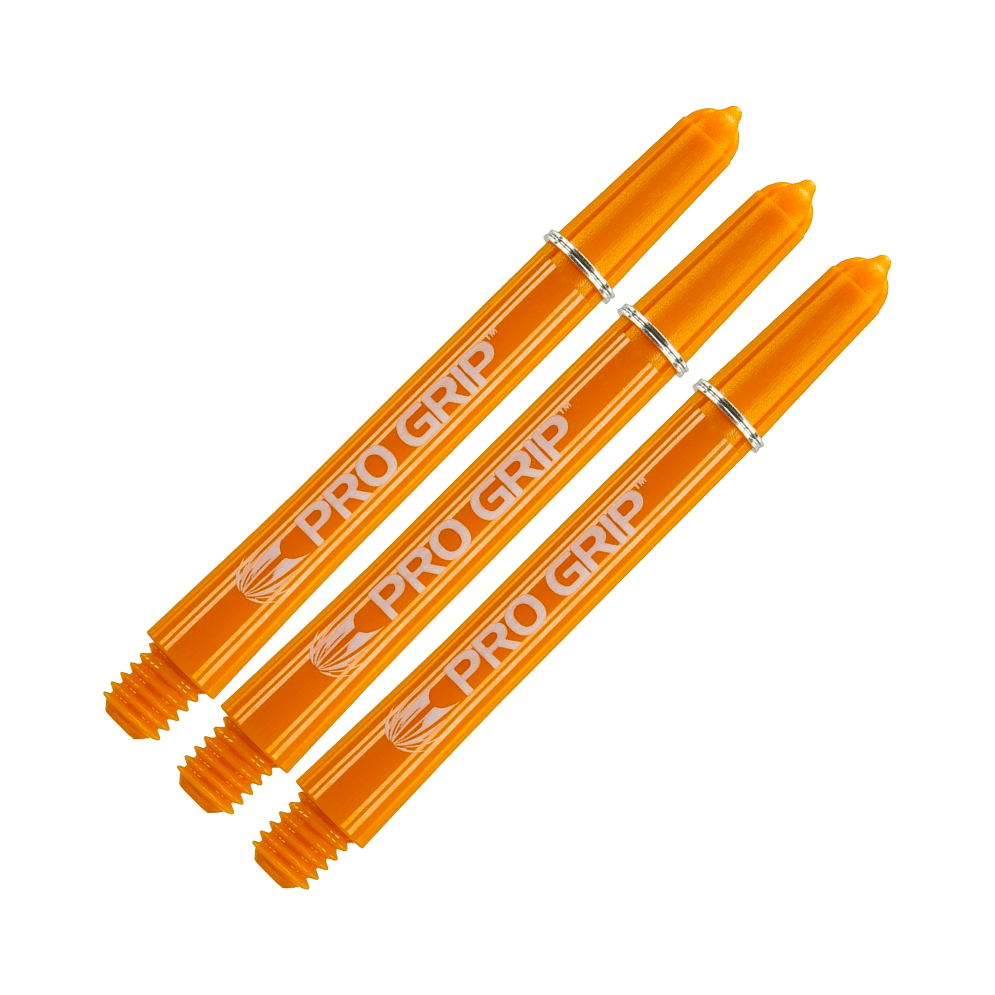 Target Pro Grip Multi Pack - Nylon Dart Shafts (3 Sets) Orange / Medium (48mm) Shafts