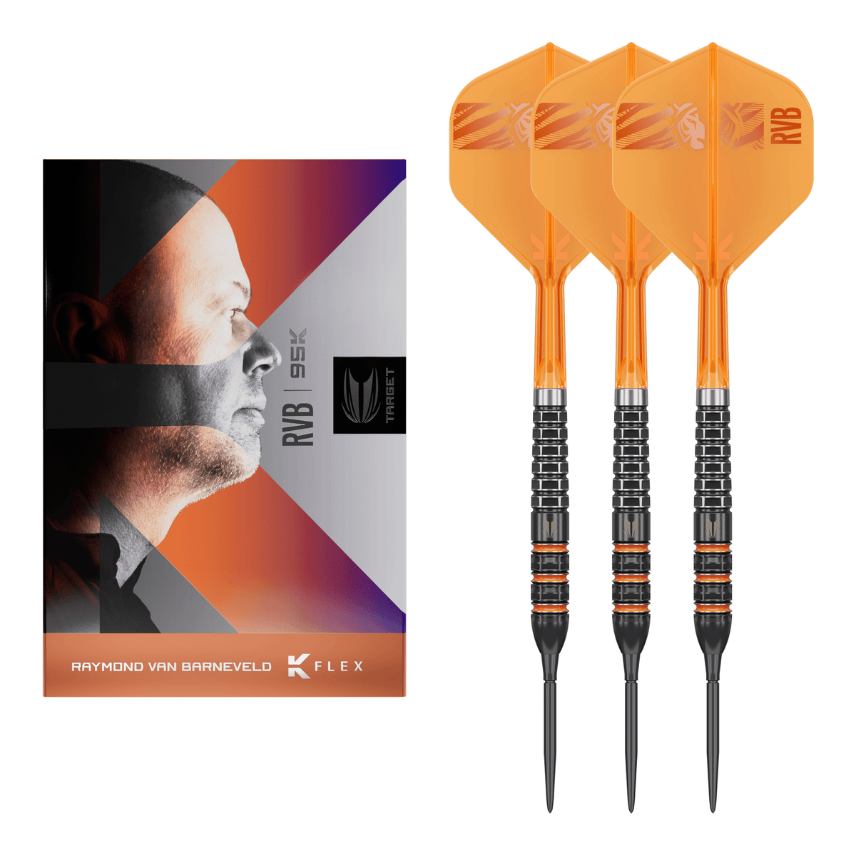 Target RVB 95K Swiss Point - 95% Tungsten Steel Tip Darts 21 Grams Darts
