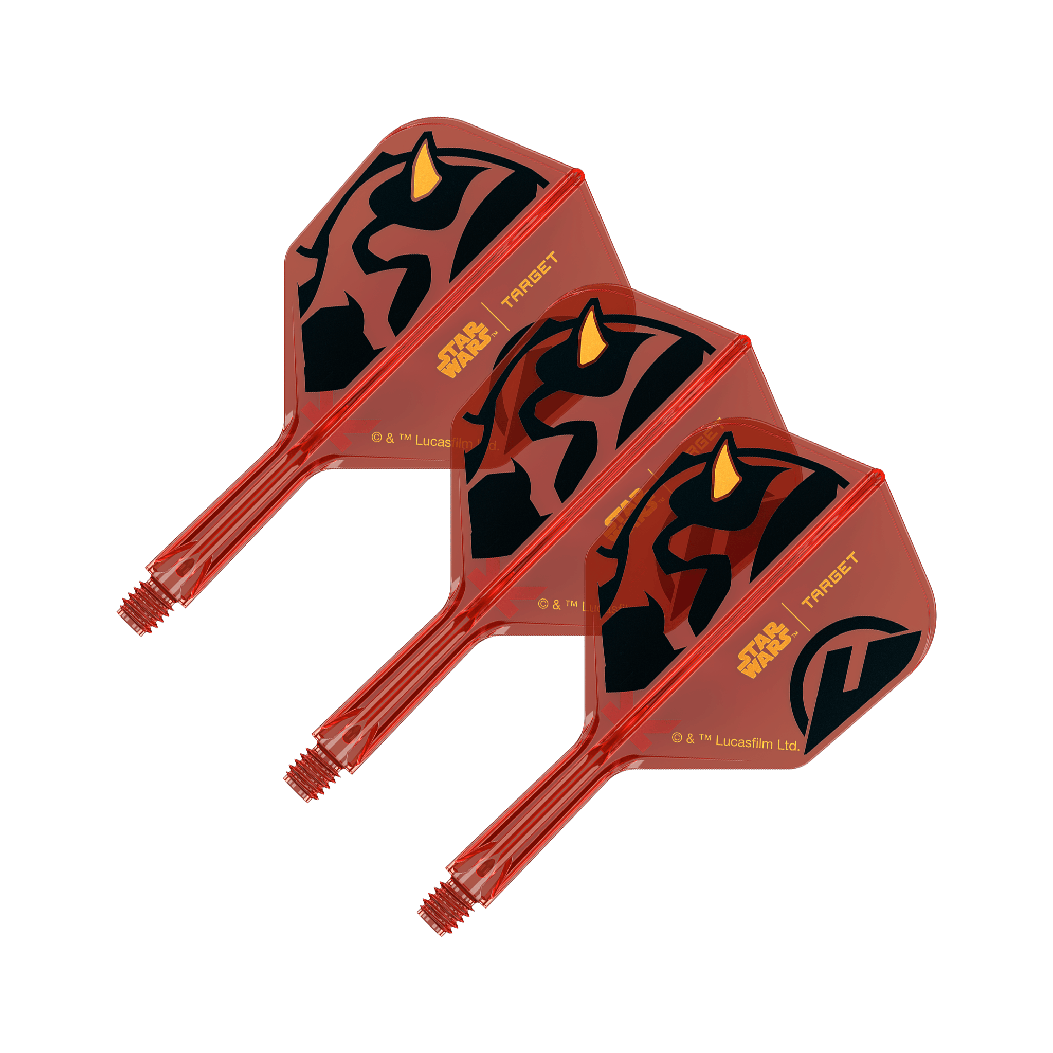 Target Star Wars K-Flex - All In One Flight & Shaft No.6 / Short (19mm) / Darth Maul Flights & Shafts