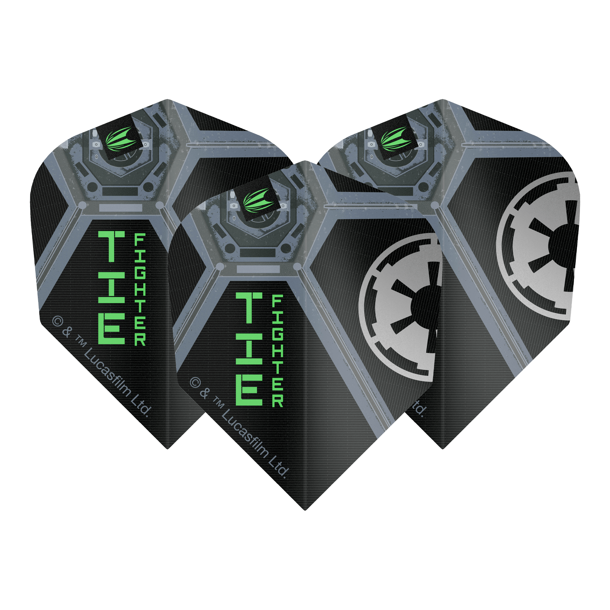 Target Star Wars  - Pro Ultra Dart Flights No. 6 / Tie Fighter Flights & Shafts