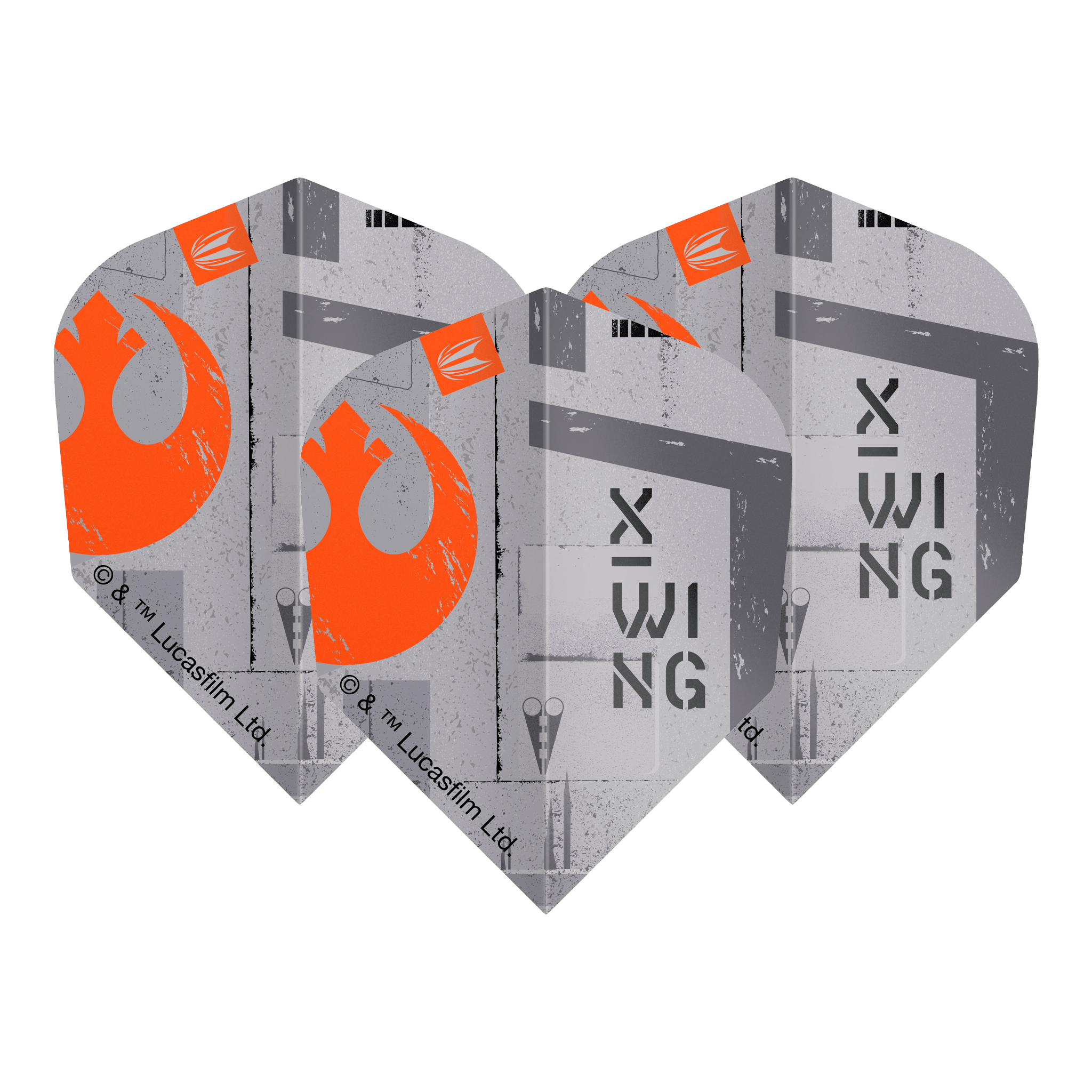 Target Star Wars  - Pro Ultra Dart Flights No. 6 / X-Wing Flights & Shafts