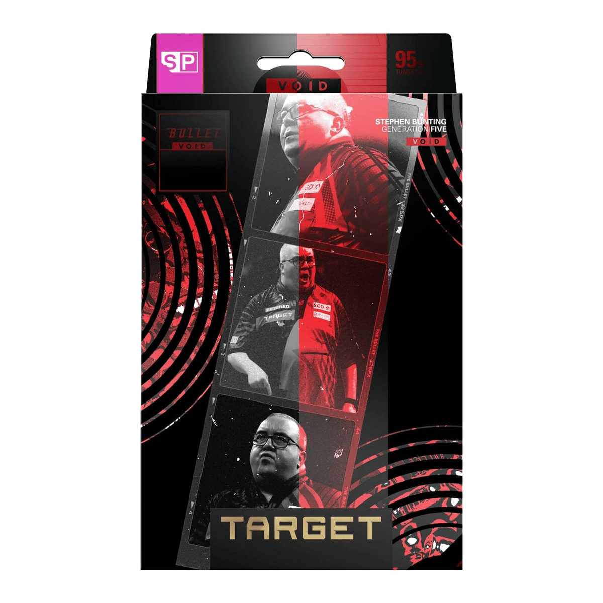Target Stephen Bunting Gen 5 Void Swiss Point - 95% Tungsten Steel Tip Darts Darts